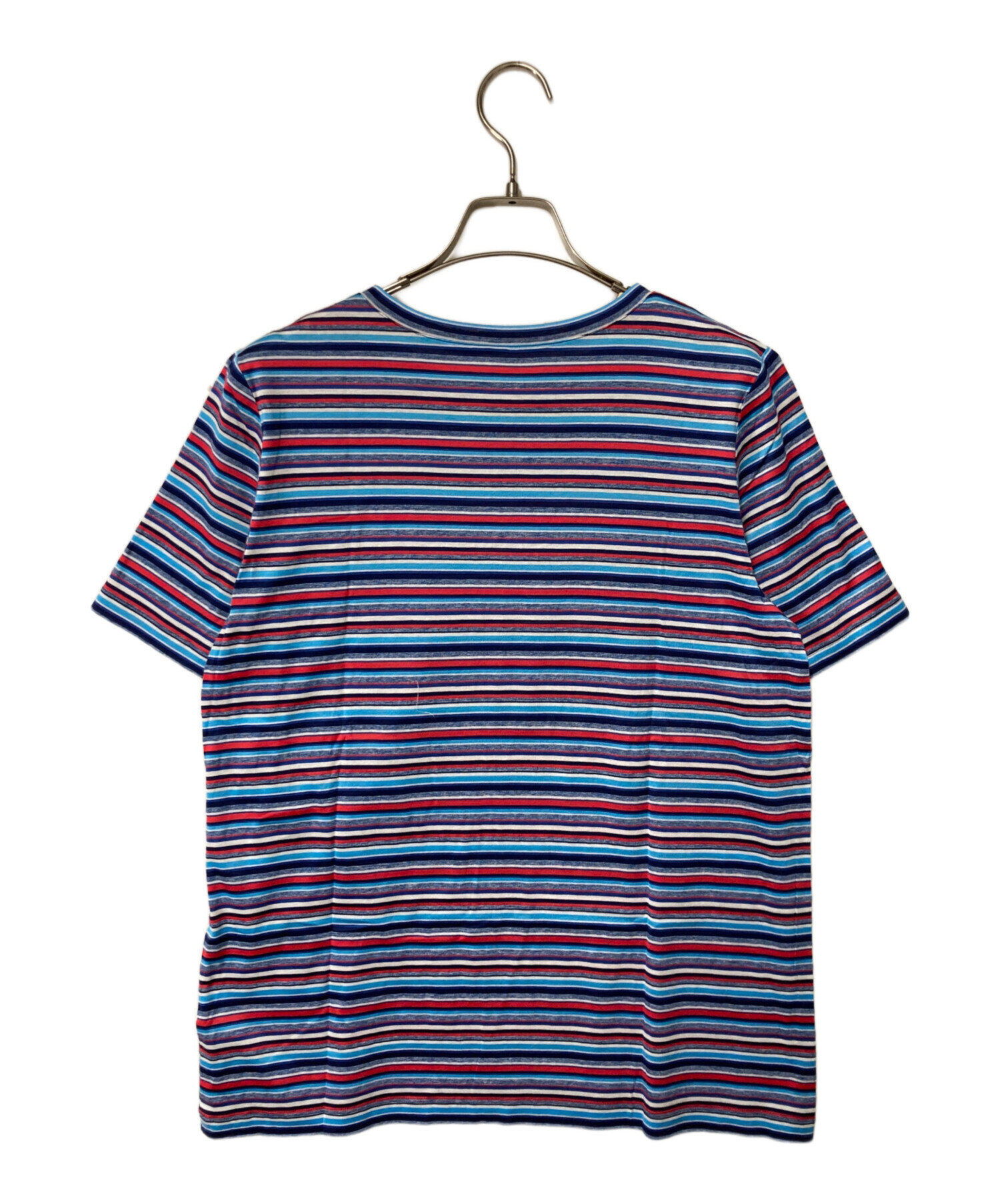 【新品】定価25,300円　レリアン　プリントボーダーTシャツ　ハート　13＋ 中古・古着通販】LEILIAN (レリアン) ボーダーTシャツ ブルー×レッド