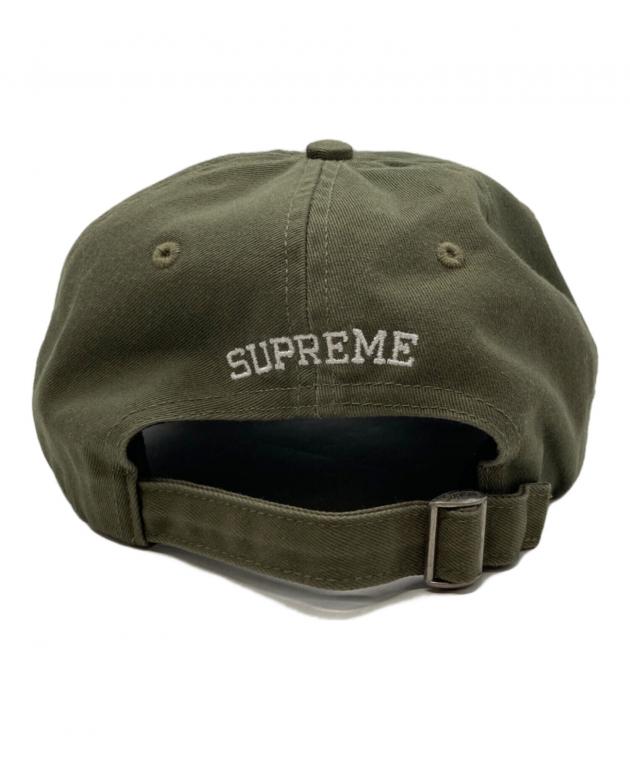 美品　SUPREME オリーブ ベースボールキャップ 中古・古着通販】SUPREME (シュプリーム) ベースボールキャップ