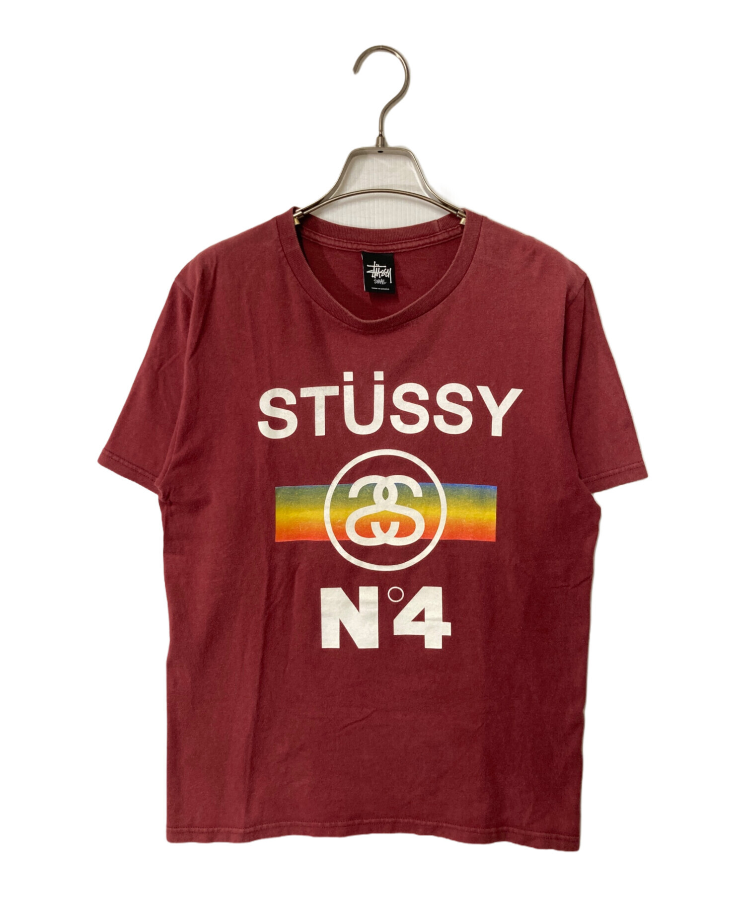 中古・古着通販】stussy (ステューシー) ロゴTシャツ ブラウン サイズ