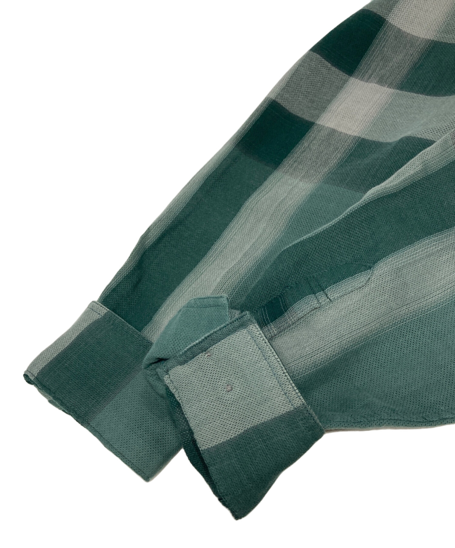 Burberry London ライムグリーン BDシャツ チェック BURBERRY LONDON 