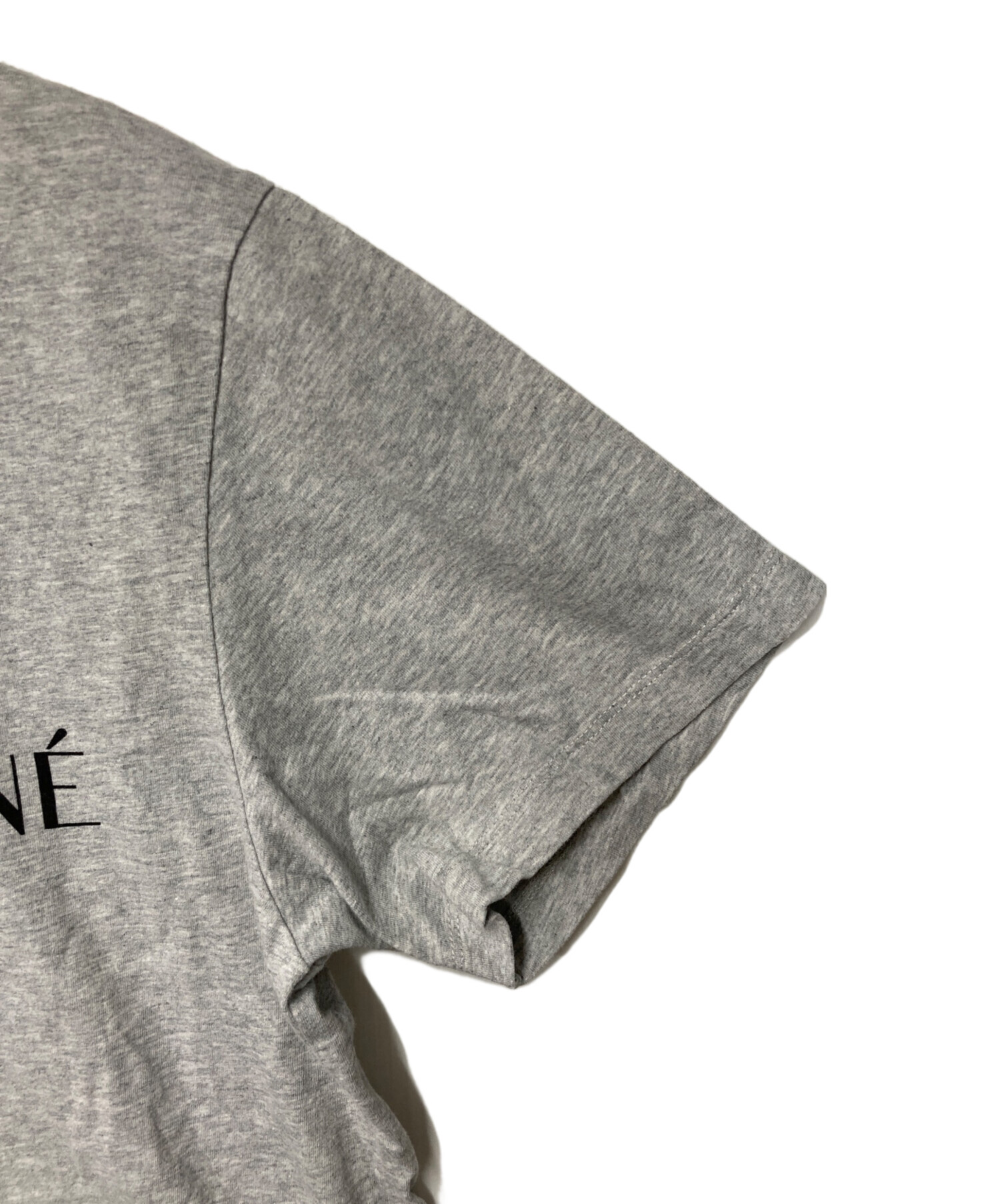中古・古着通販】MAISON KITSUNE (メゾンキツネ) 刺繍Tシャツ グレー
