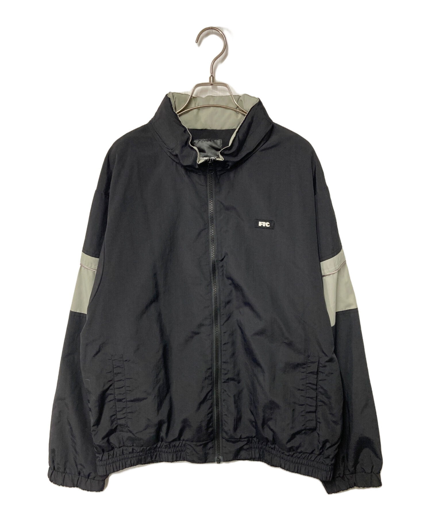 中古・古着通販】FTC (エフティーシー) NYLON TRACK JACKET ブラック