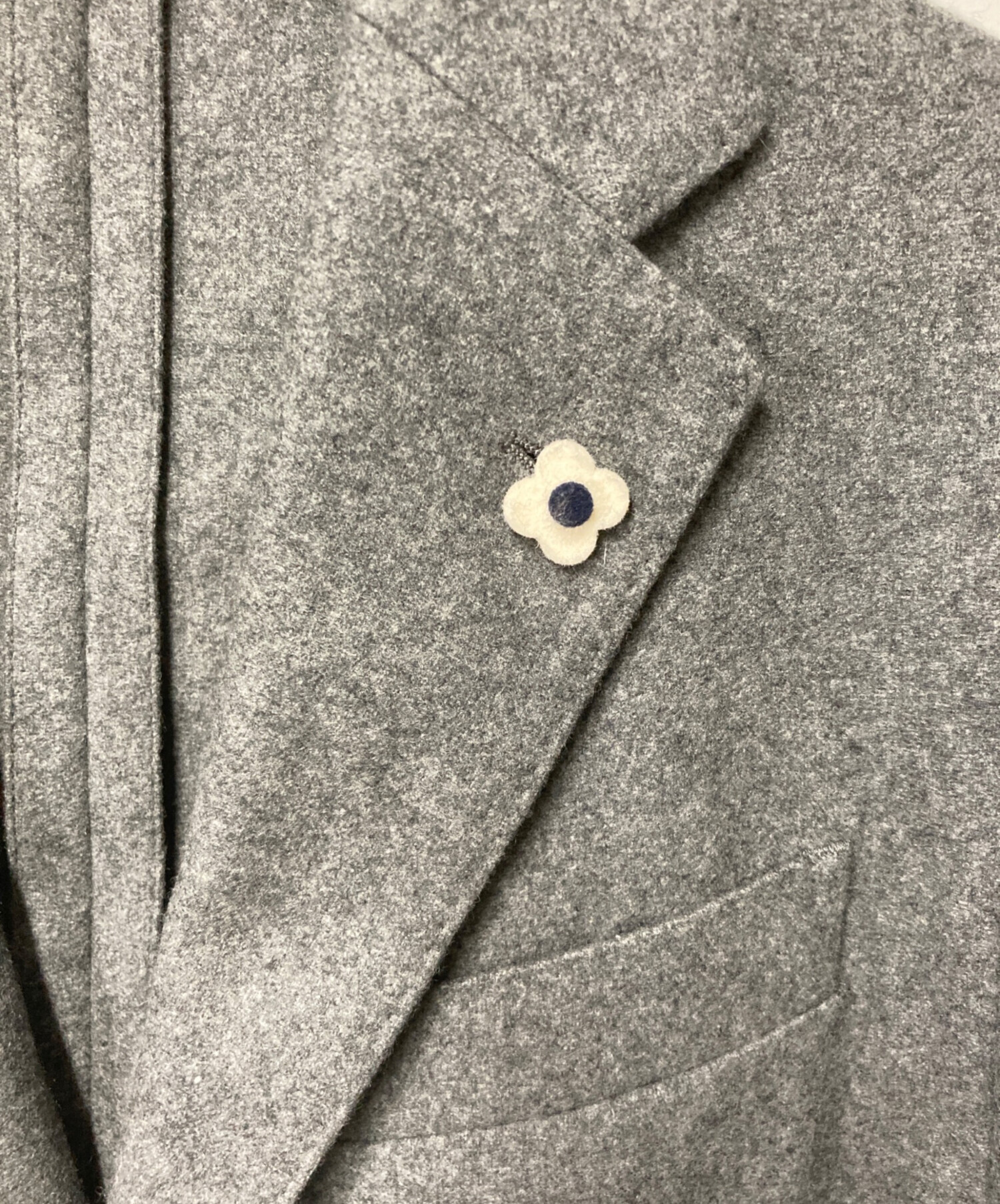 中古・古着通販】LARDINI (ラルディーニ) カシミヤウール段返りB