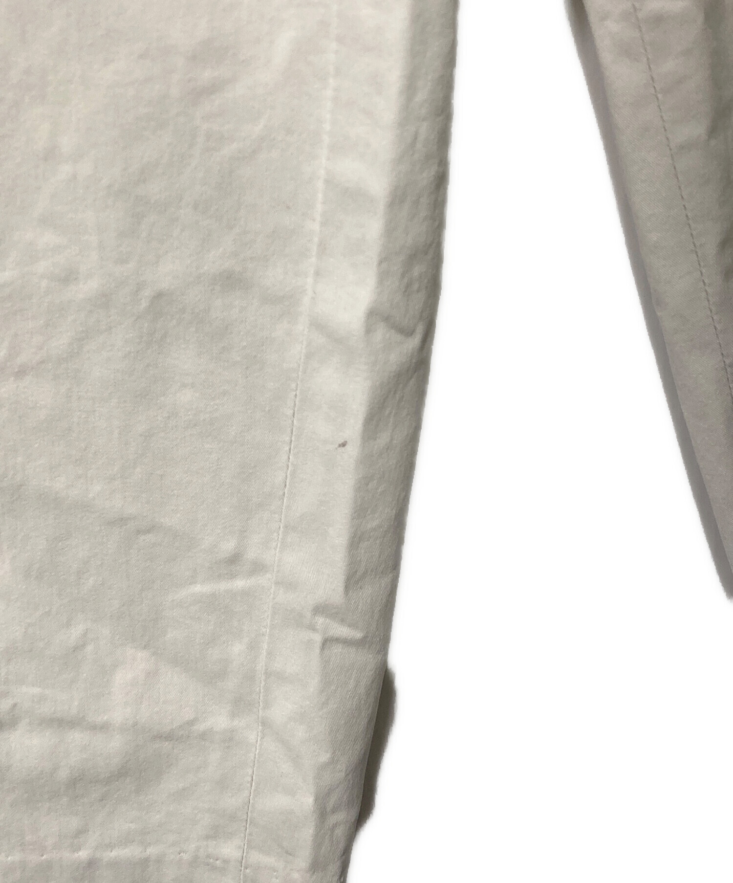 希少rare I.S. 80年代 ISSEY MIYAKE 白 ワイドショーツ 中古・古着通販】ISSEY MIYAKE (イッセイミヤケ) 2タックパンツ
