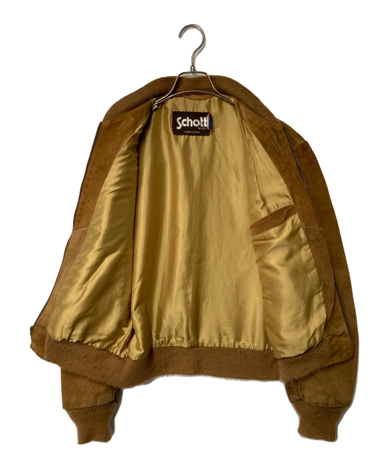 中古・古着通販】Schott (ショット) スエードボンバージャケット