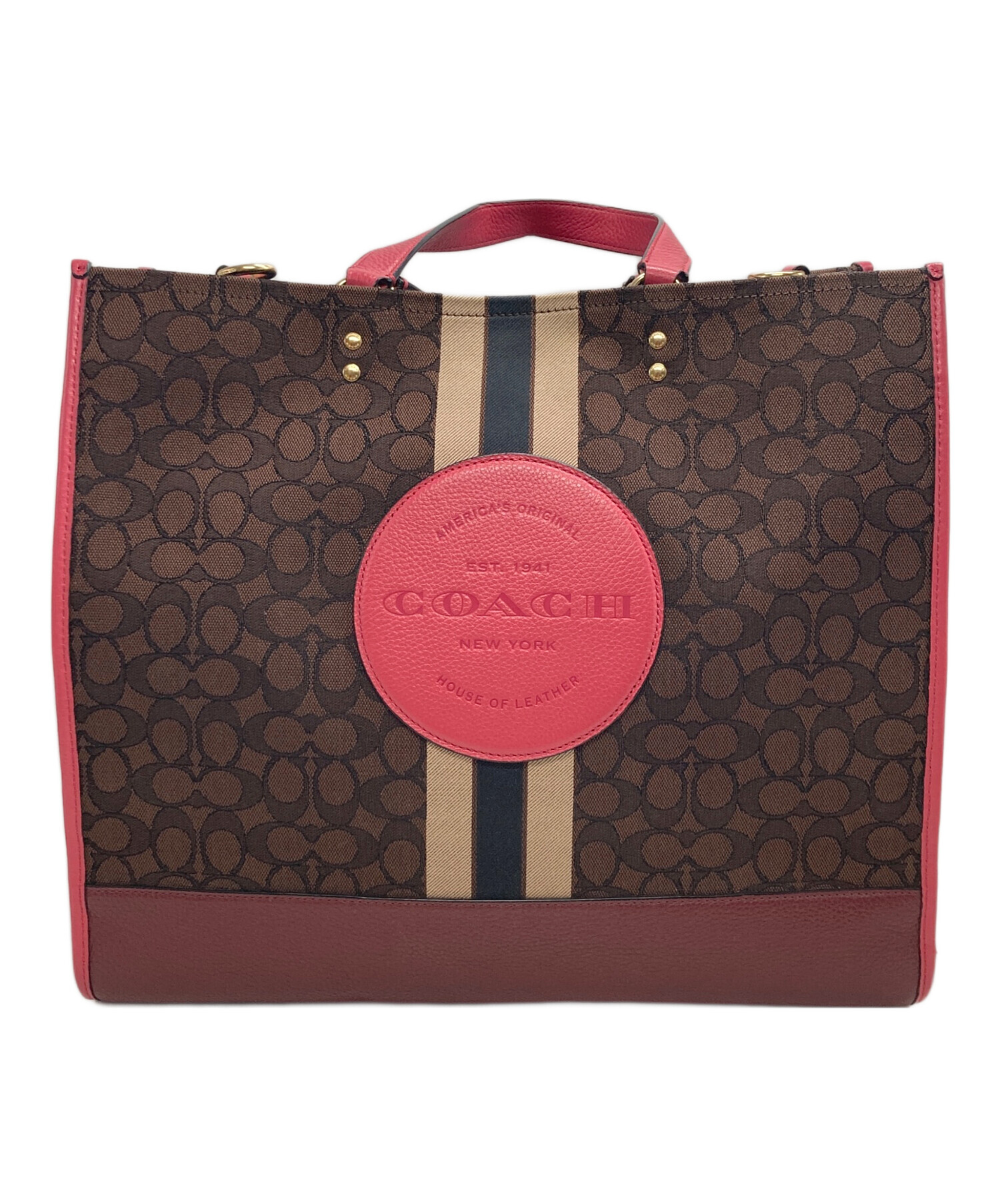 中古・古着通販】COACH (コーチ) デンプシー トートバッグ ブラウン