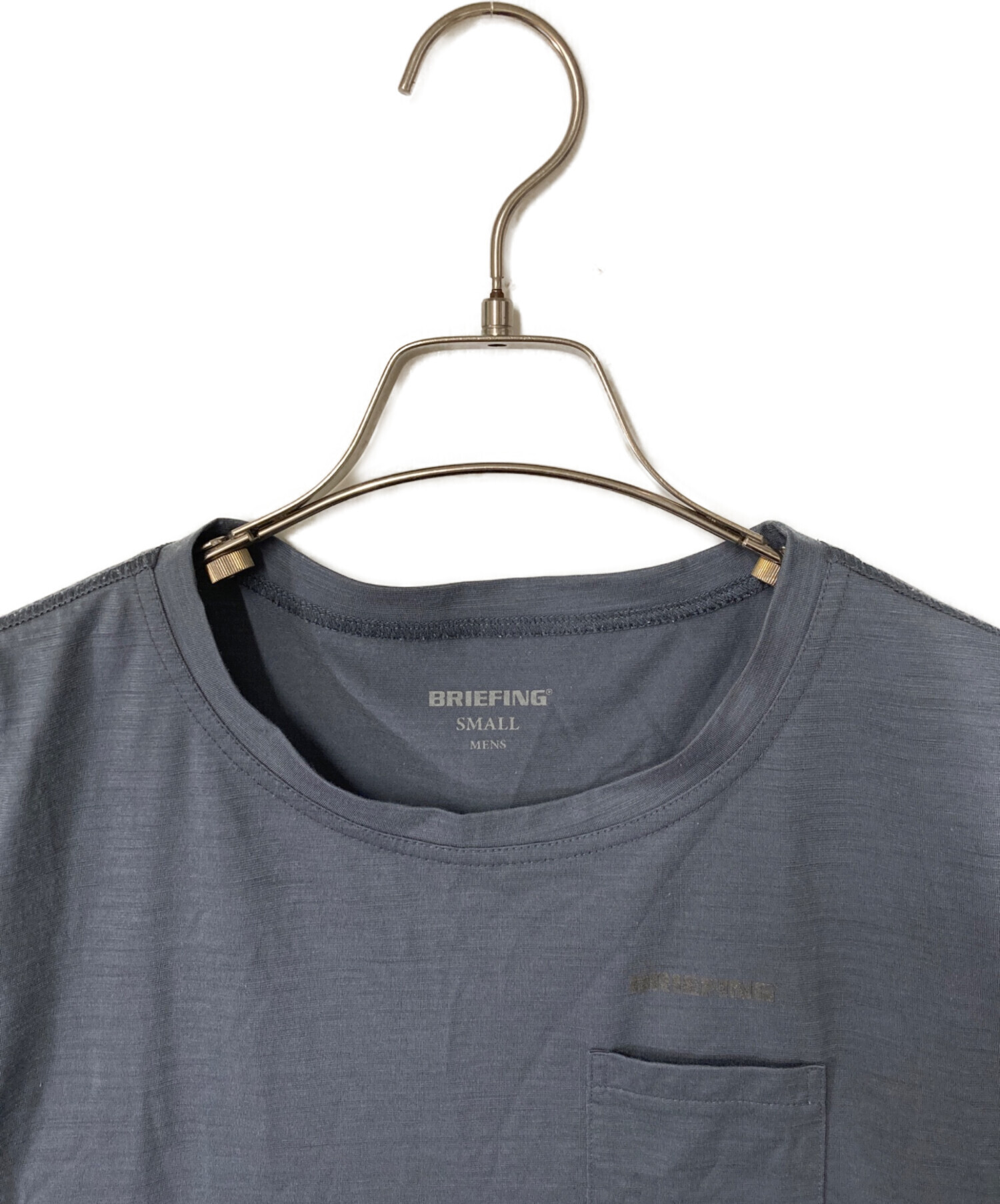 中古・古着通販】BRIEFING (ブリーフィング) ポケットTシャツ グレー