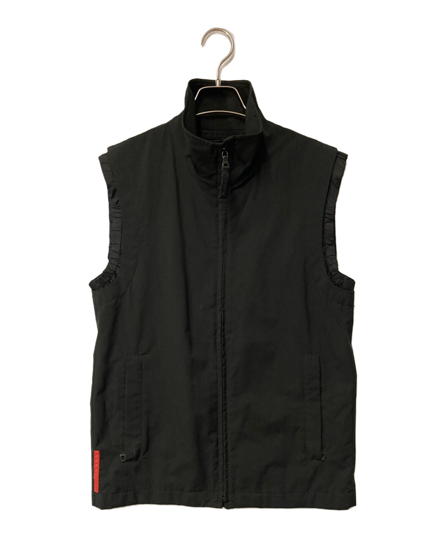 PRADA ブラック ベスト Art.SGA81A 中古・古着通販】PRADA SPORTS (プラダスポーツ) ウィンドストッパー