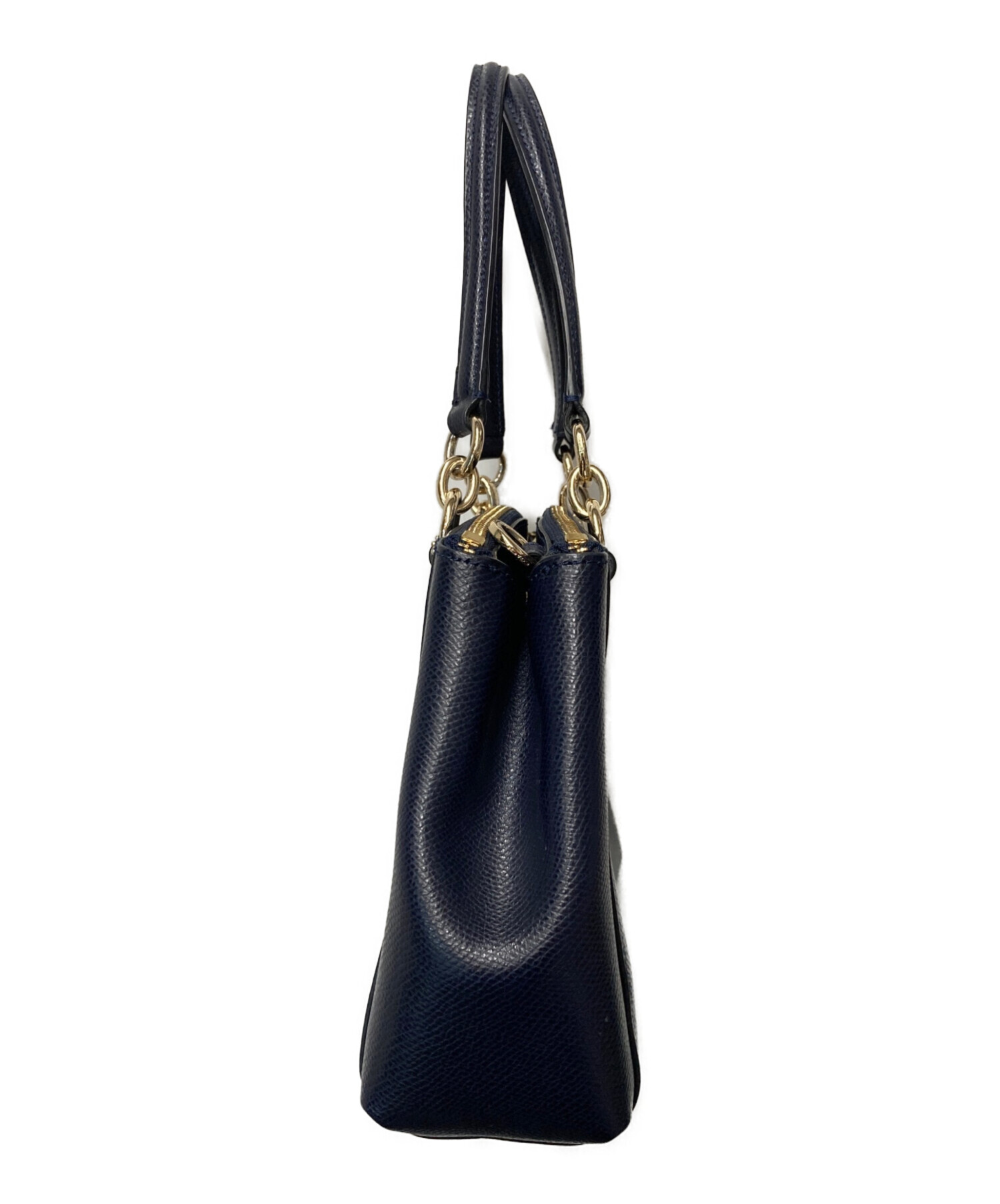 【COACH】コーチ　ショルダーバッグ　ホーボー　2way ネイビー　紺　新品 中古・古着通販】COACH (コーチ) 2WAYショルダーバッグ ネイビー