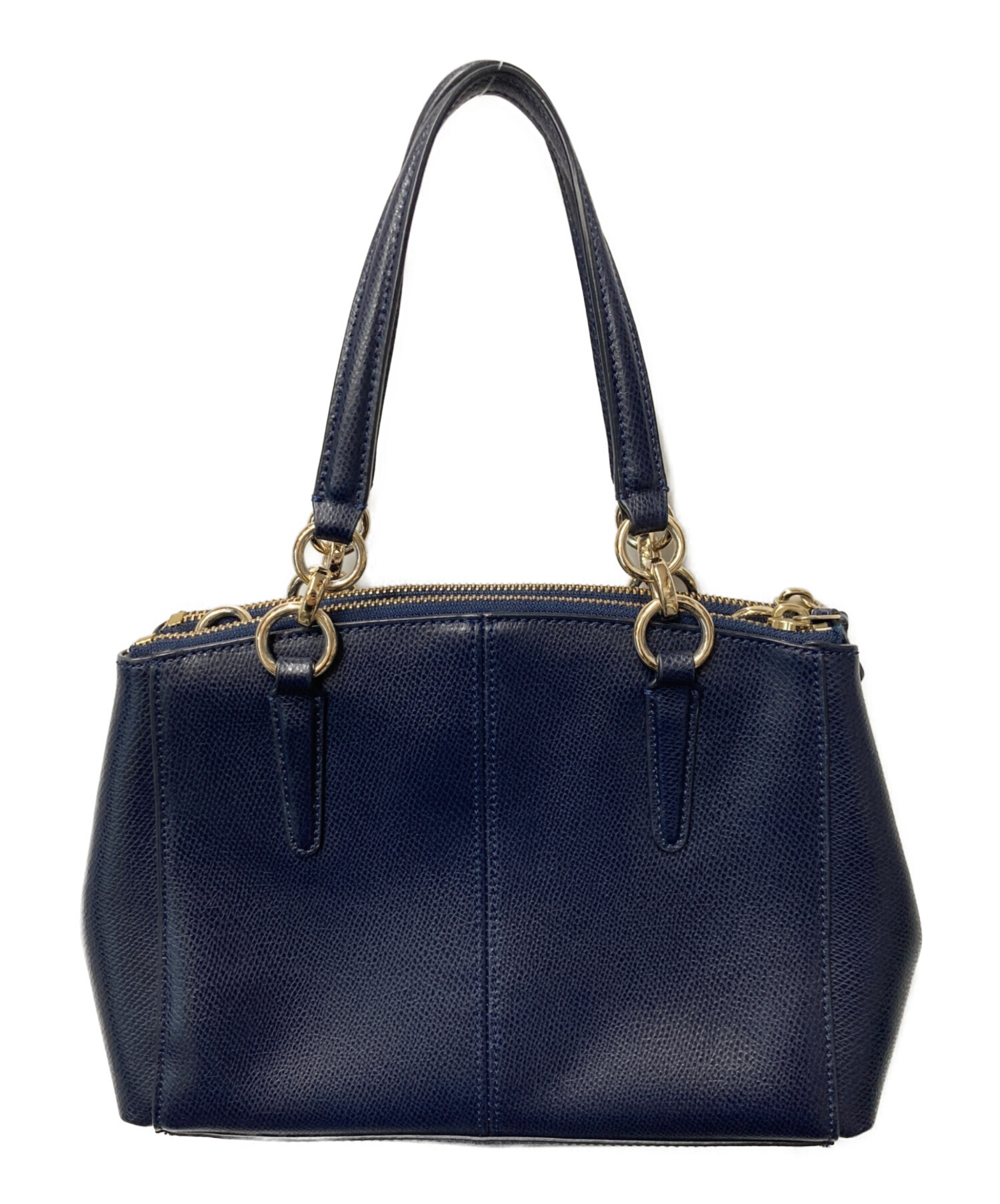 coach コーチ　ショルダー取り外し可能バッグ　紺ダークブルー　ツーウェイ 中古・古着通販】COACH (コーチ) 2WAYショルダーバッグ ネイビー