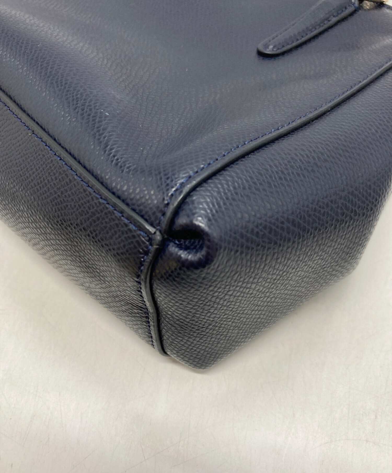 中古・古着通販】COACH (コーチ) 2WAYショルダーバッグ ネイビー