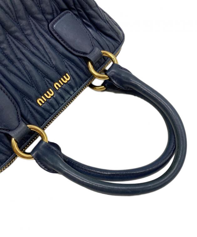【最終値下げ】miumiu マテラッセ　2wayショルダーバッグ 中古・古着通販】MIU MIU (ミュウミュウ) マテラッセ 2WAYショルダー