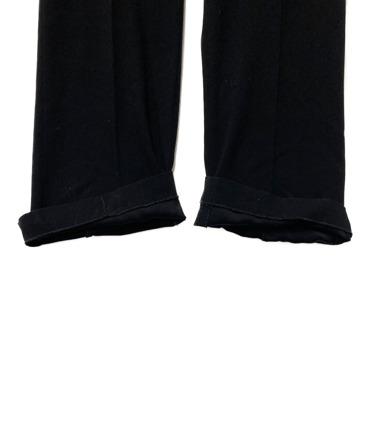 中古・古着通販】PRADA (プラダ) センタープレスフレアパンツ サイズ