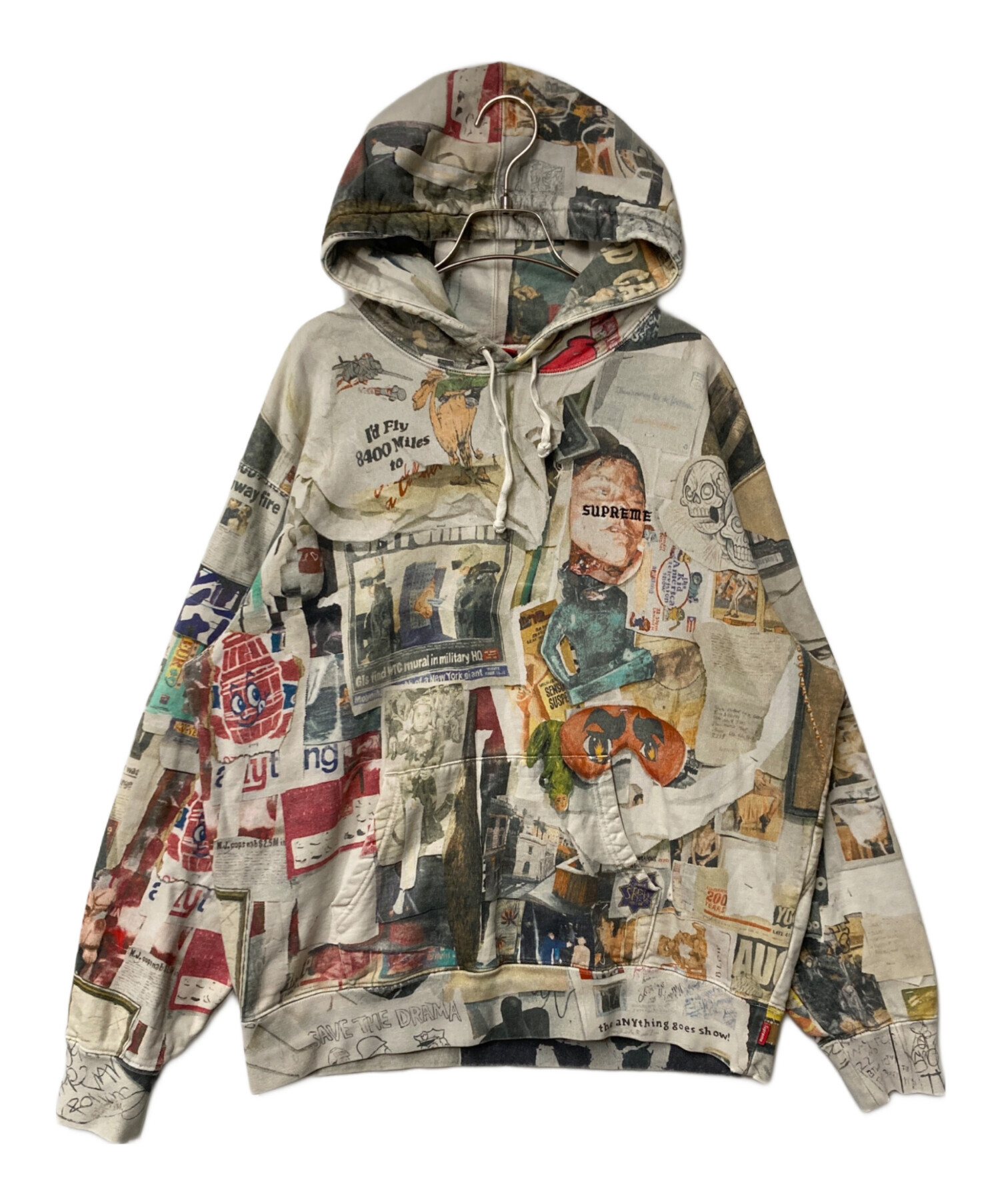 トップス supreme dash's wall hooded sweatshirt L 中古・古着通販】SUPREME (シュプリーム) Dash's Wall Hooded
