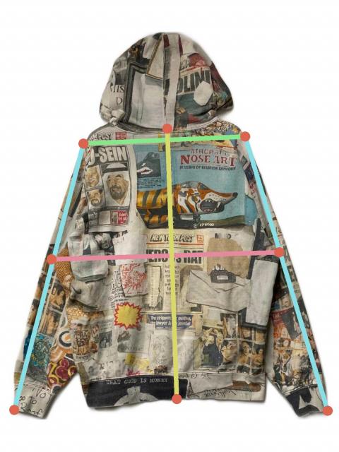 トップス supreme dash's wall hooded sweatshirt L 中古・古着通販】SUPREME (シュプリーム) Dash's Wall Hooded