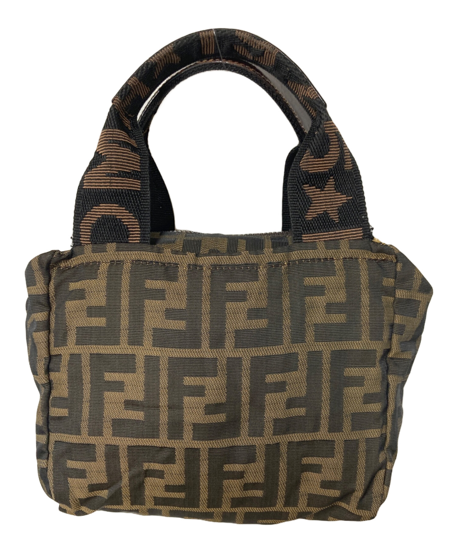 FENDI フェンディ かごバッグ  茶 【古着】【中古】【送料無料】 FENDI（フェンディ）かごバッグ 茶 サイズ:- レディース/2200670923052