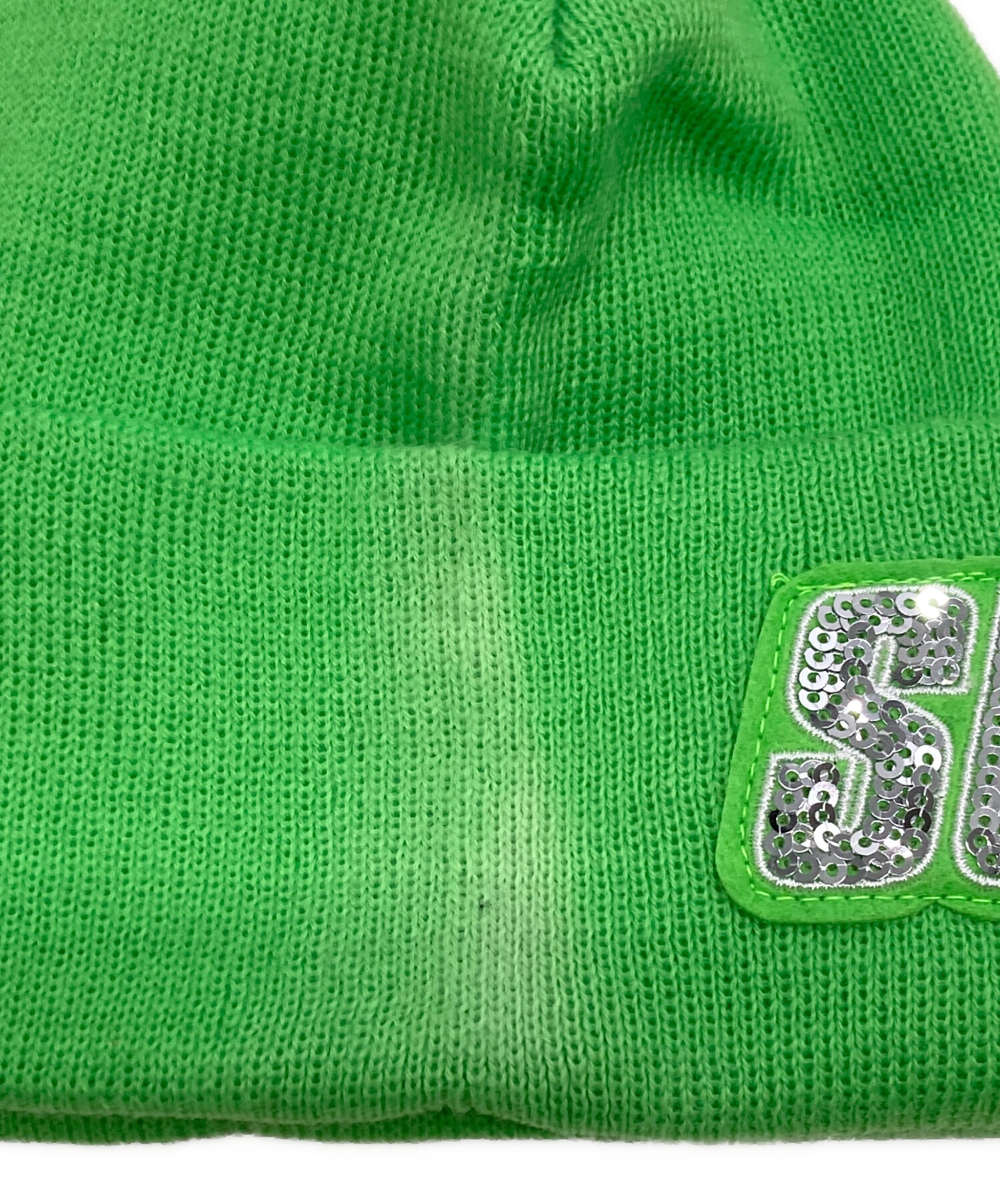 中古・古着通販】Supreme (シュプリーム) Sequin Beanie グリーン
