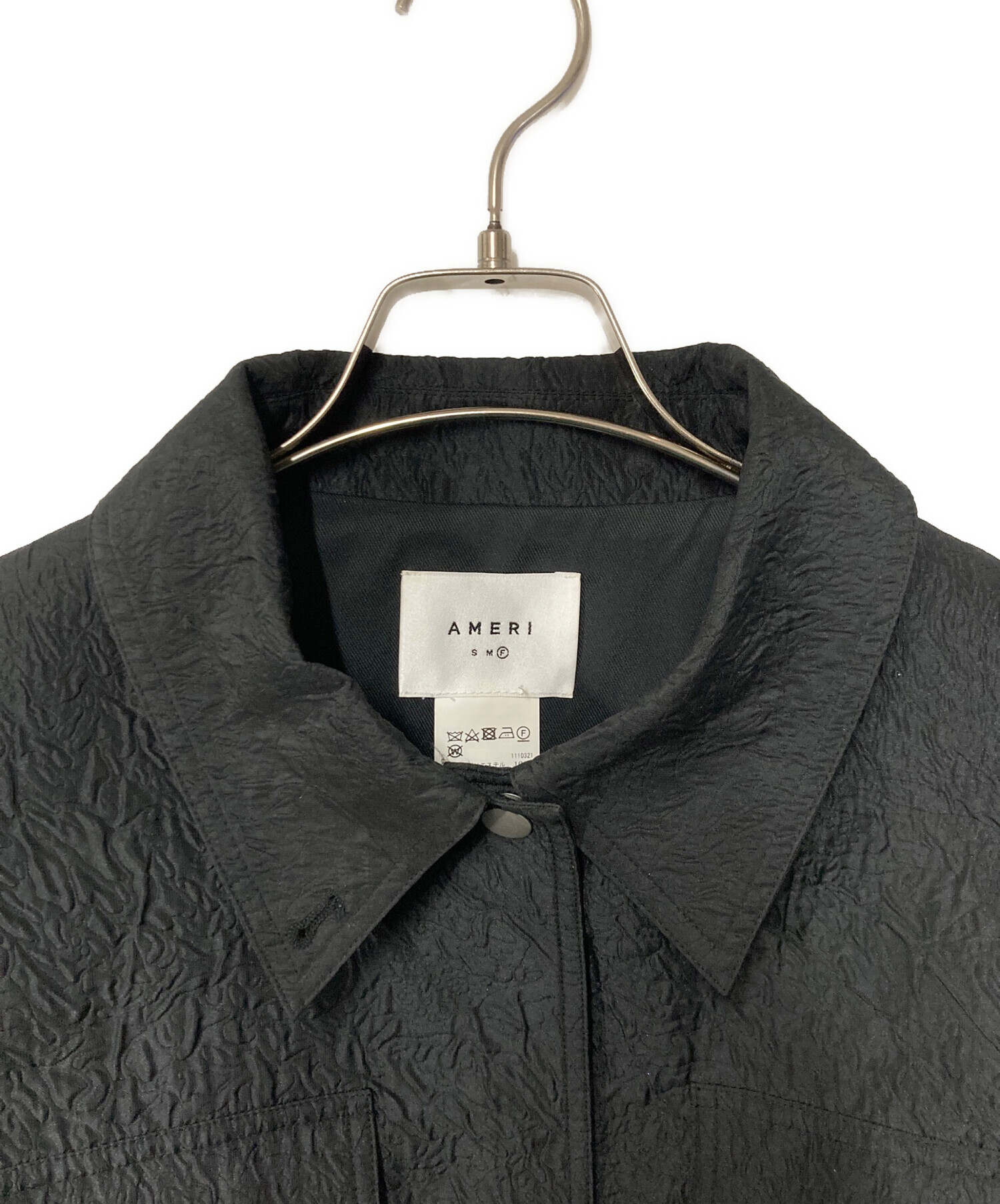 中古・古着通販】Ameri (アメリ) EMBOSS SHORT ARMY LIKE JACKET