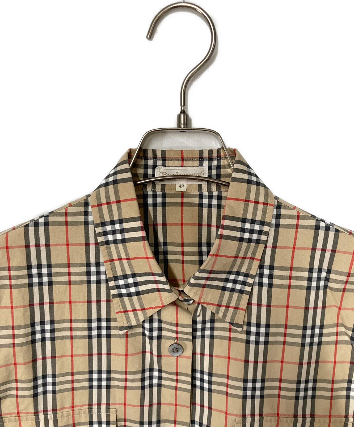 中古・古着通販】Burberry's (バーバリー) 半袖ノバチェックシャツ