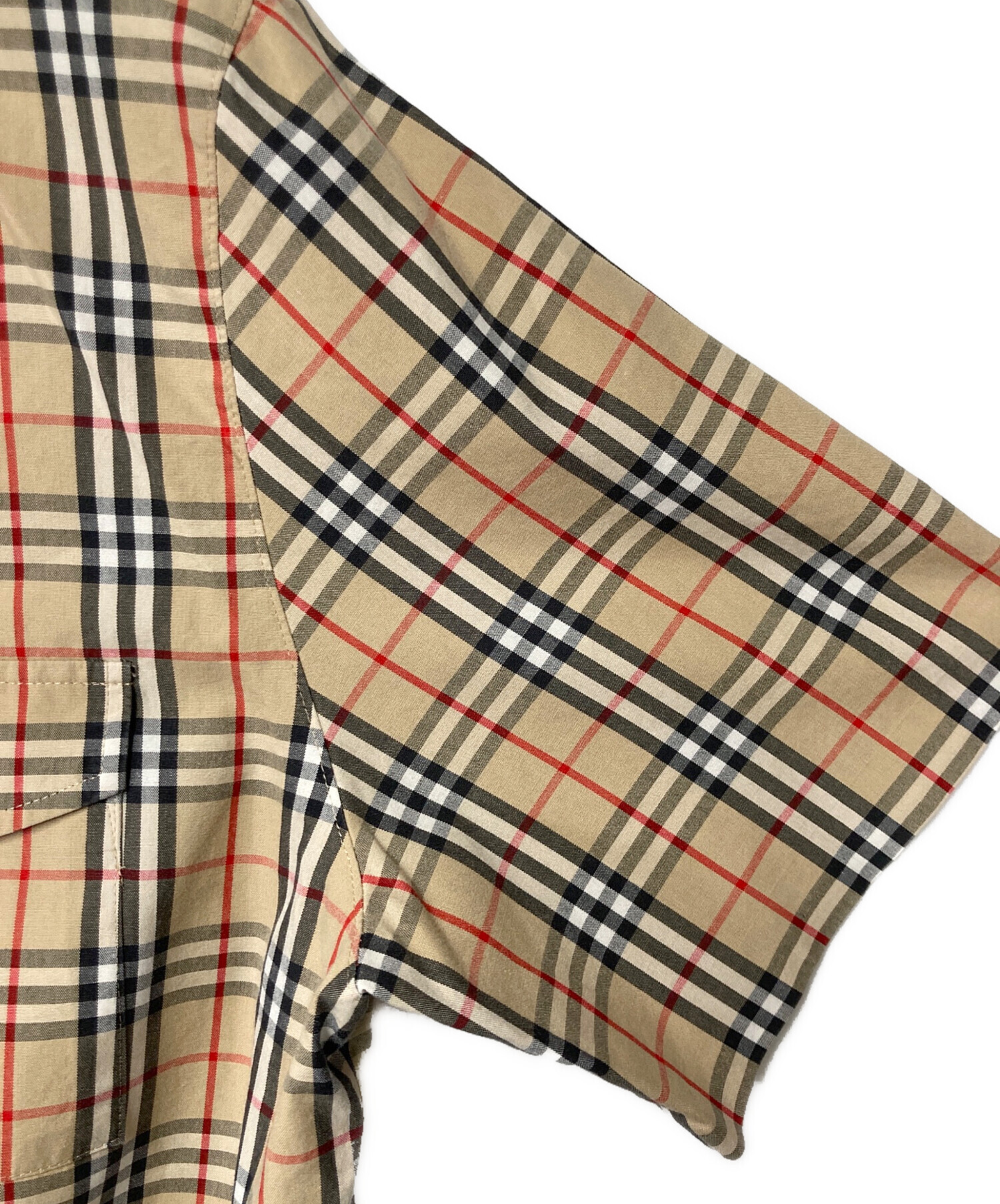 中古・古着通販】Burberry's (バーバリー) 半袖ノバチェックシャツ