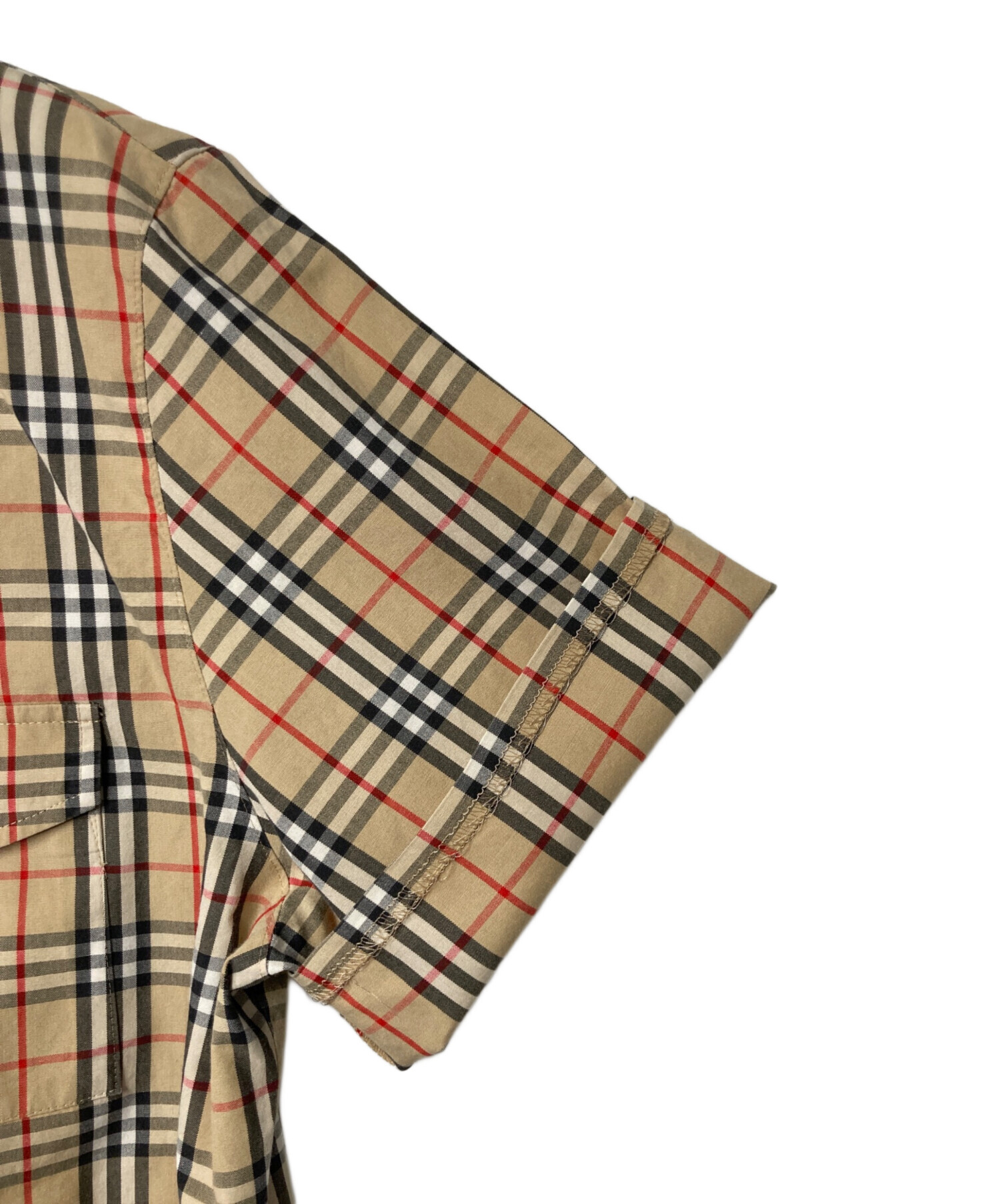 中古・古着通販】Burberry's (バーバリー) 半袖ノバチェックシャツ