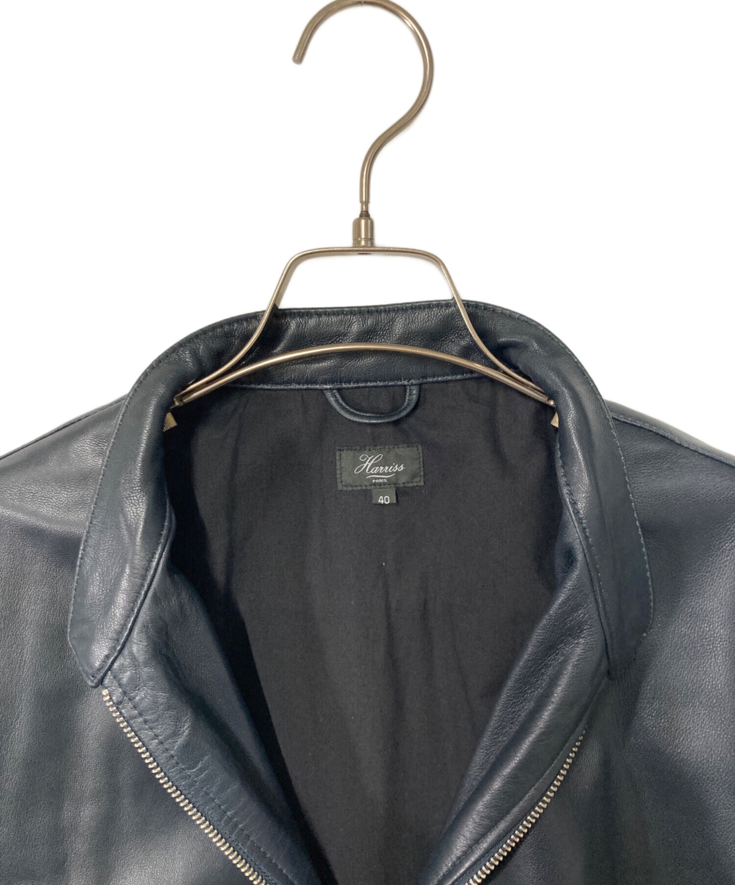中古・古着通販】Harriss (ハリス) シングルライダースジャケット 