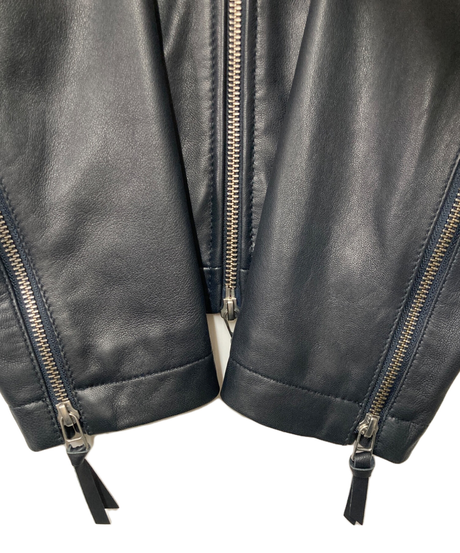 中古・古着通販】Harriss (ハリス) シングルライダースジャケット 