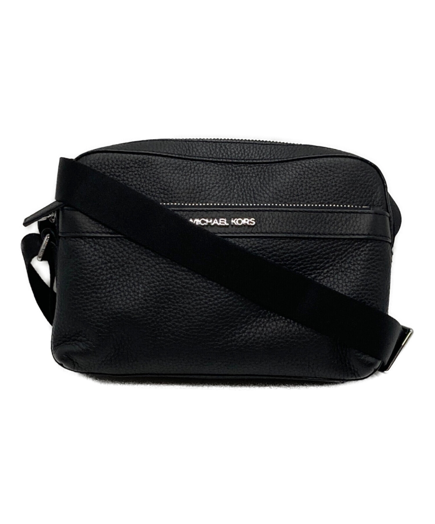 新品未開封！MICHAEL KORS ブラックショルダーバッグ 中古・古着通販】MICHAEL KORS (マイケル・コース) ショルダーバッグ