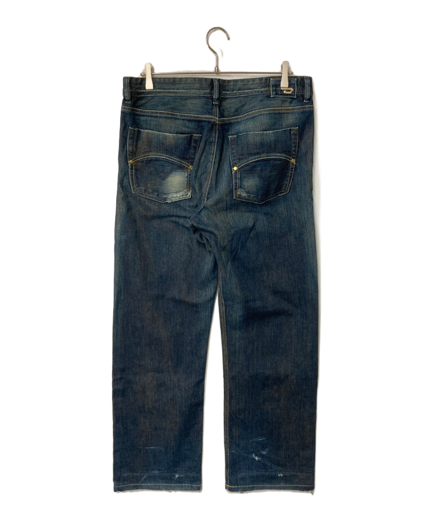 中古・古着通販】DIESEL (ディーゼル) ワイドデニムパンツ インディゴ