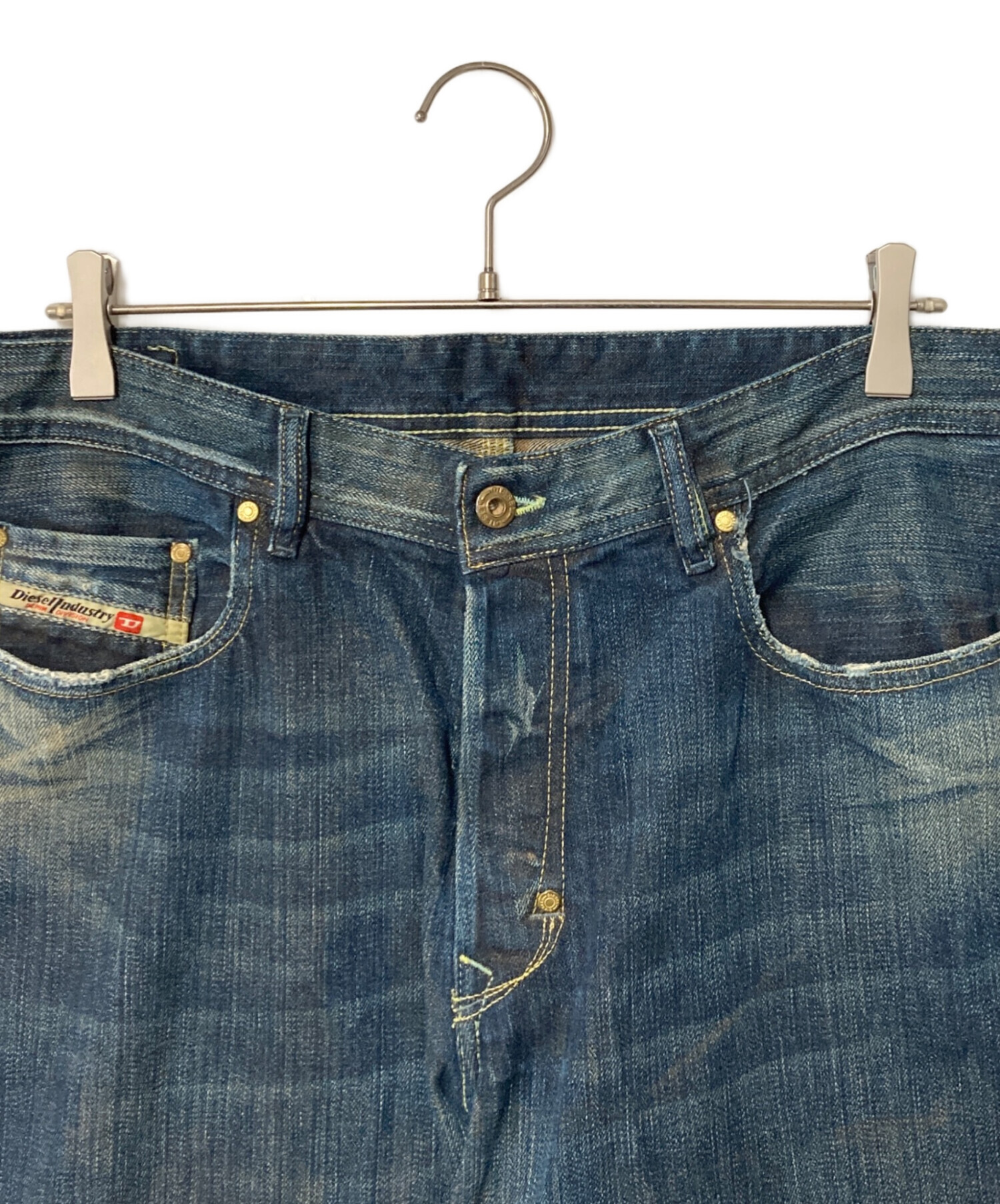 中古・古着通販】DIESEL (ディーゼル) ワイドデニムパンツ インディゴ
