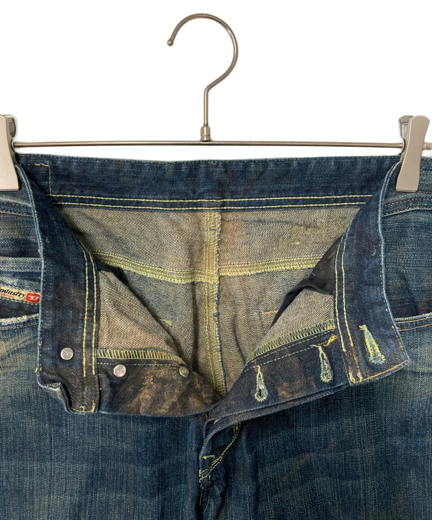 中古・古着通販】DIESEL (ディーゼル) ワイドデニムパンツ インディゴ