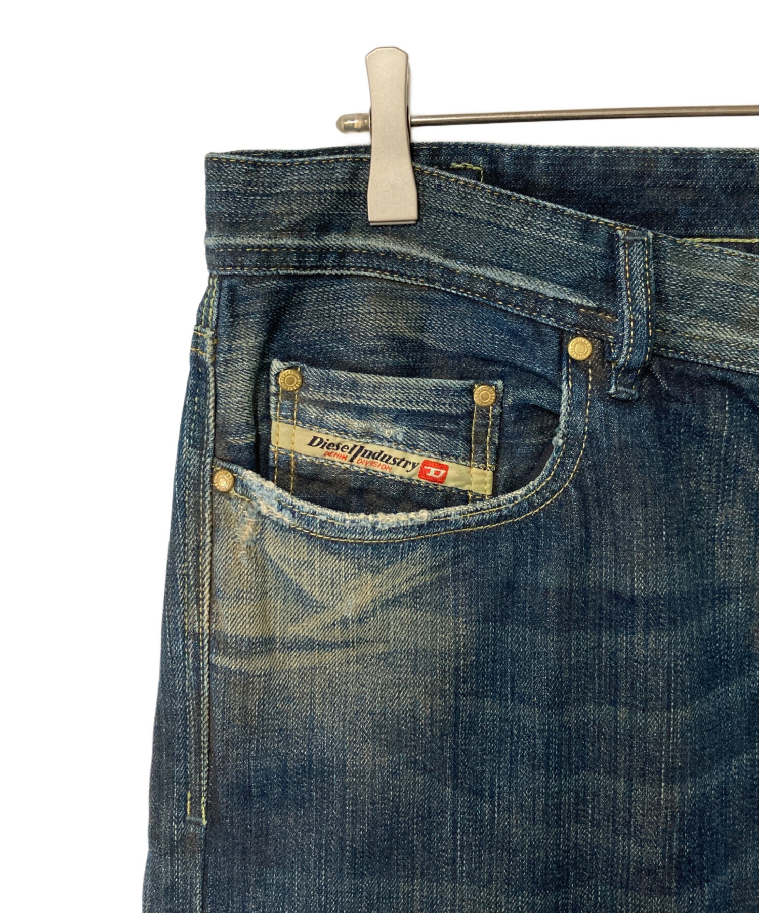 中古・古着通販】DIESEL (ディーゼル) ワイドデニムパンツ インディゴ