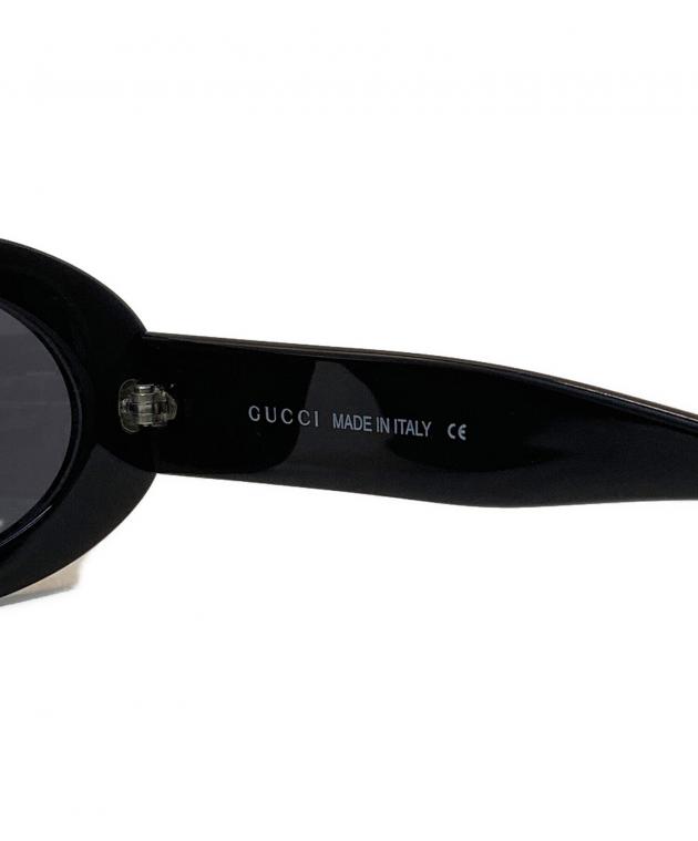 最終お値下げ　GUCCI オーバーサイズサングラス ブラック 中古・古着通販】GUCCI (グッチ) サングラス ブラック サイズ:56□22