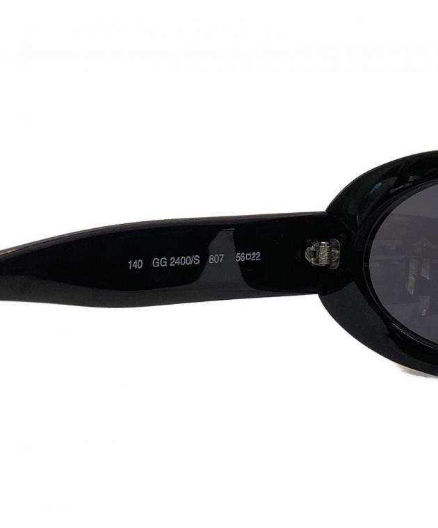 中古・古着通販】GUCCI (グッチ) サングラス ブラック サイズ:56□22