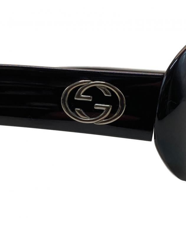 中古・古着通販】GUCCI (グッチ) サングラス ブラック サイズ:56□22