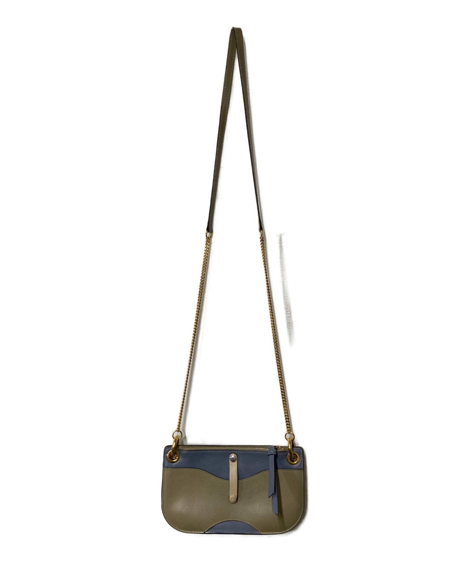 中古・古着通販】Chloe (クロエ) Tess ミニショルダーバッグ ブルー 
