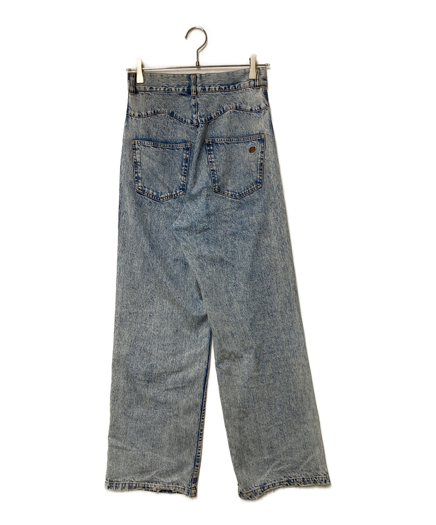 中古・古着通販】Eaphi (エフィ) RUFFLE DETAIL DENIM PANTS