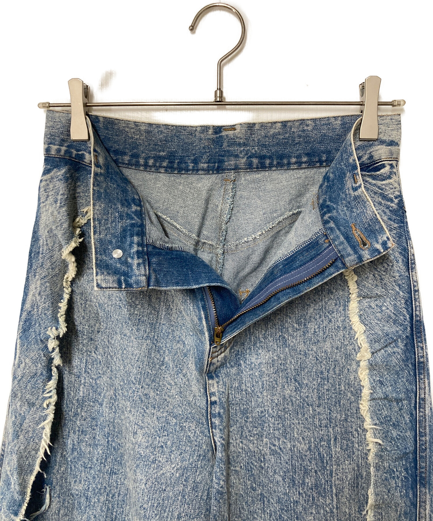 中古・古着通販】Eaphi (エフィ) RUFFLE DETAIL DENIM PANTS