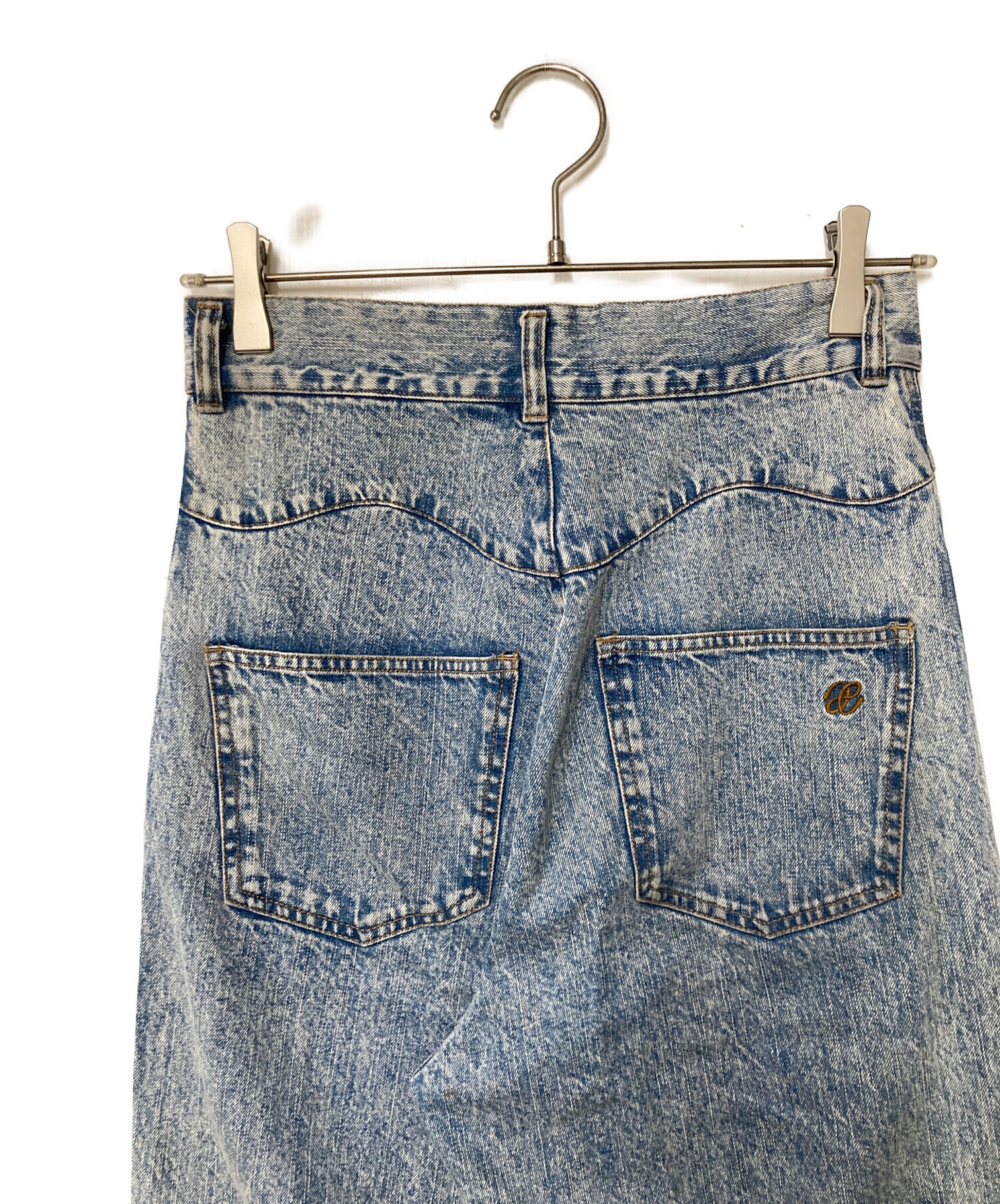 中古・古着通販】Eaphi (エフィ) RUFFLE DETAIL DENIM PANTS
