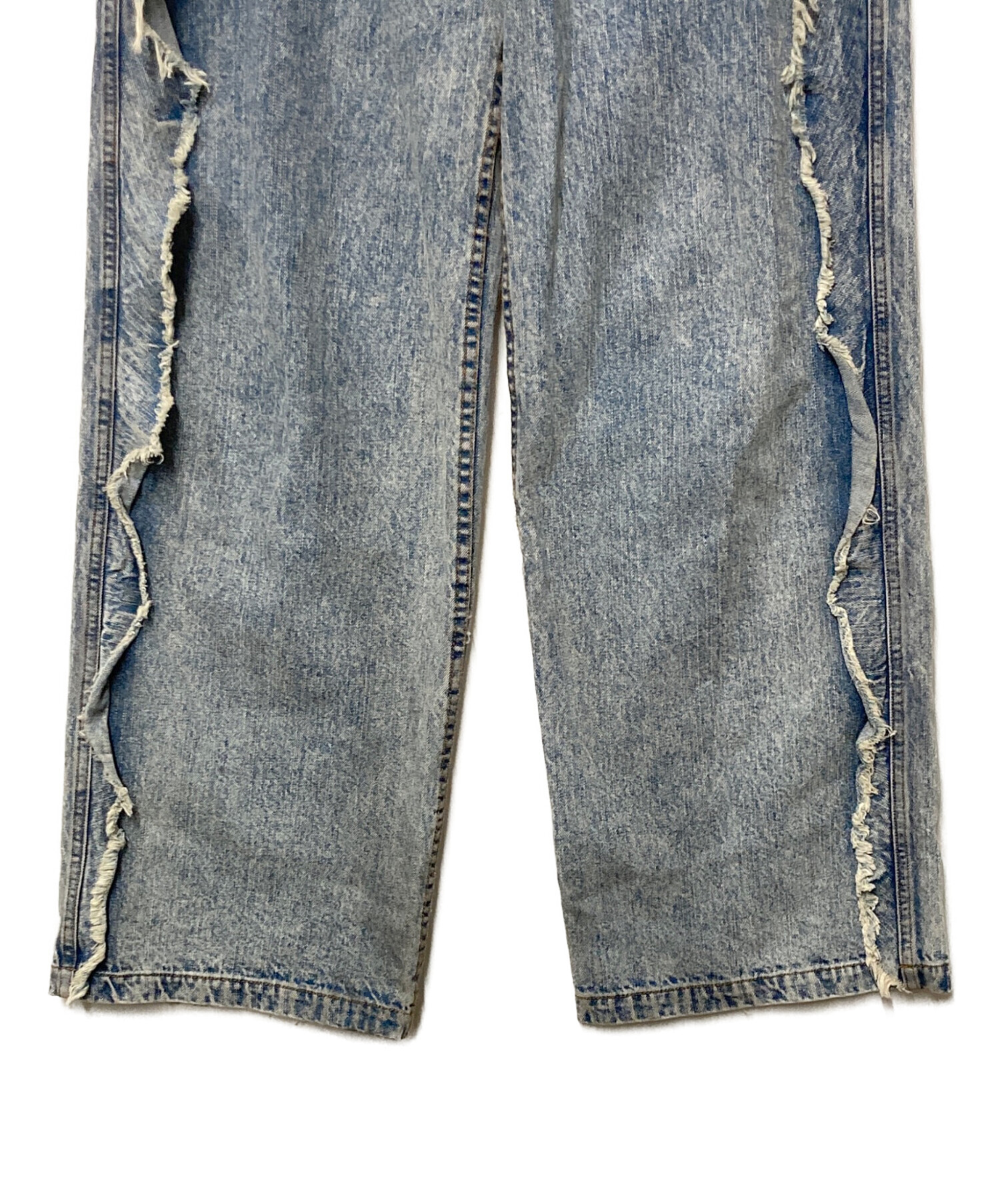 中古・古着通販】Eaphi (エフィ) RUFFLE DETAIL DENIM PANTS