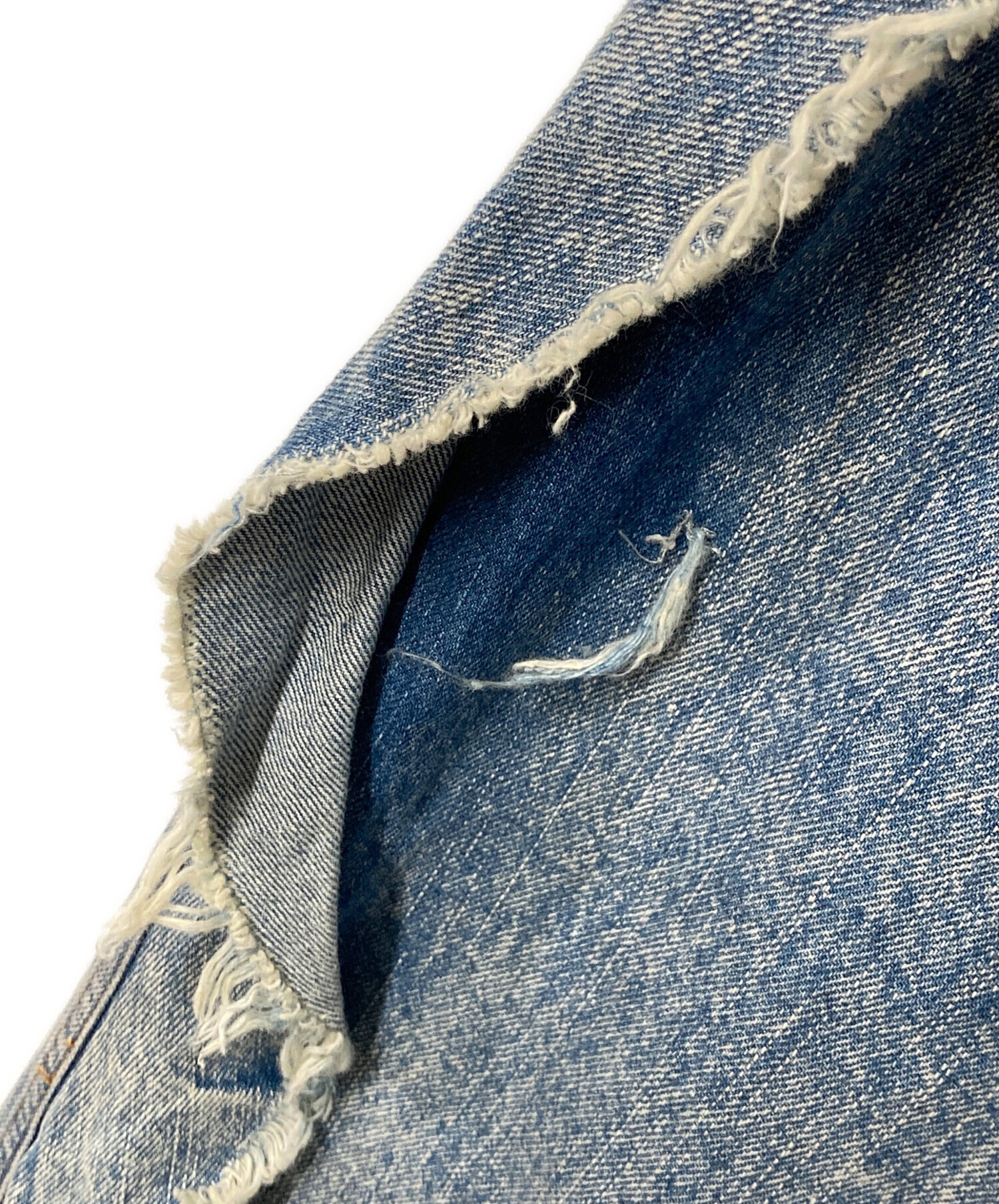 中古・古着通販】Eaphi (エフィ) RUFFLE DETAIL DENIM PANTS