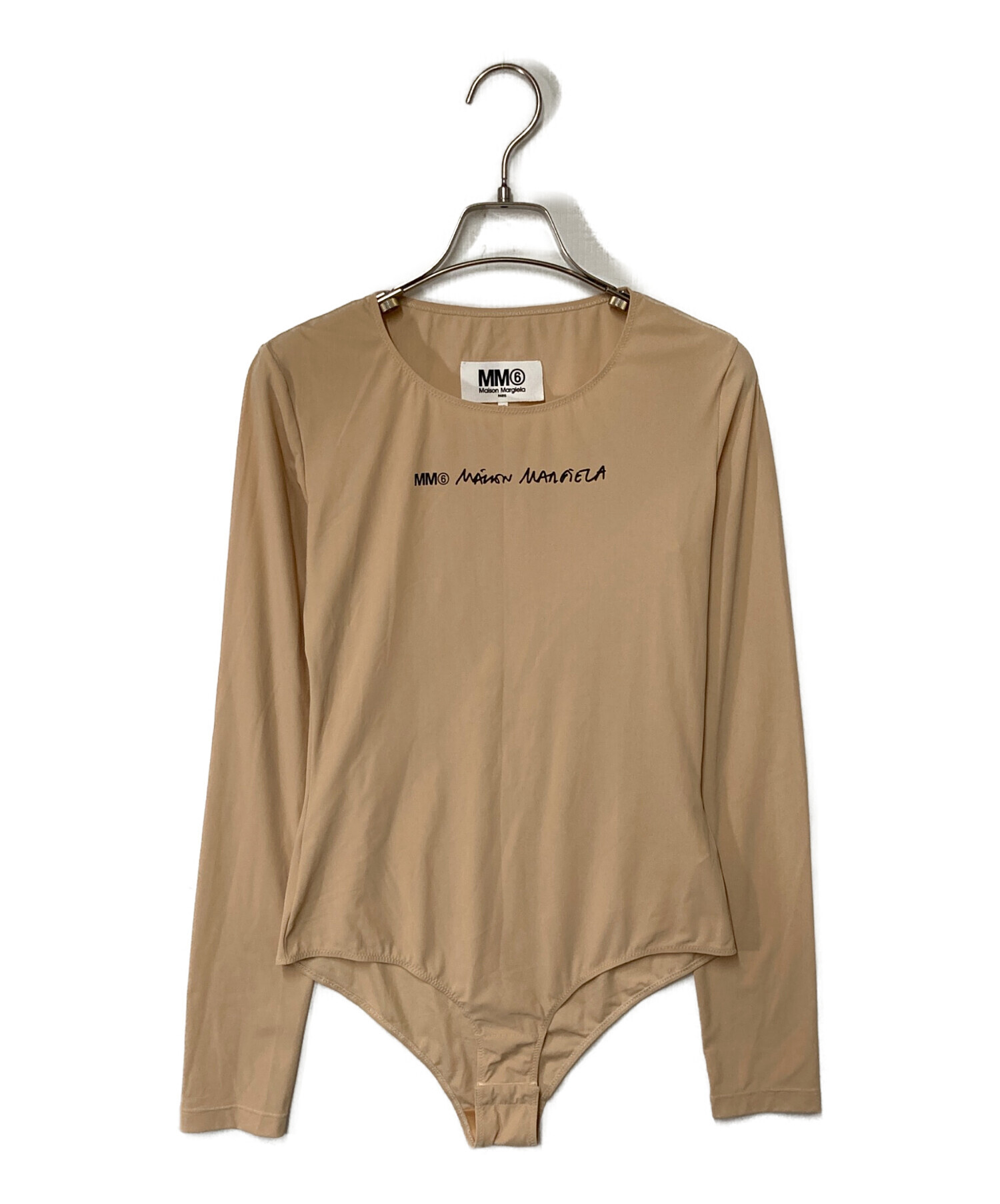 タグ付き　MM6 Maison Margiela ベージュ ボディスーツ 中古・古着通販】MM6 Maison Margiela (エムエムシックスメゾン
