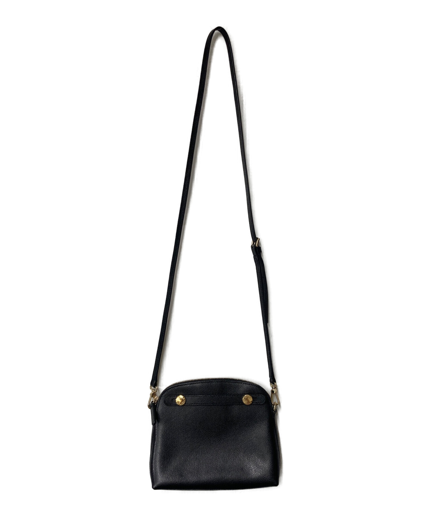 中古・古着通販】FURLA (フルラ) ショルダーバッグ ブラック｜ブランド