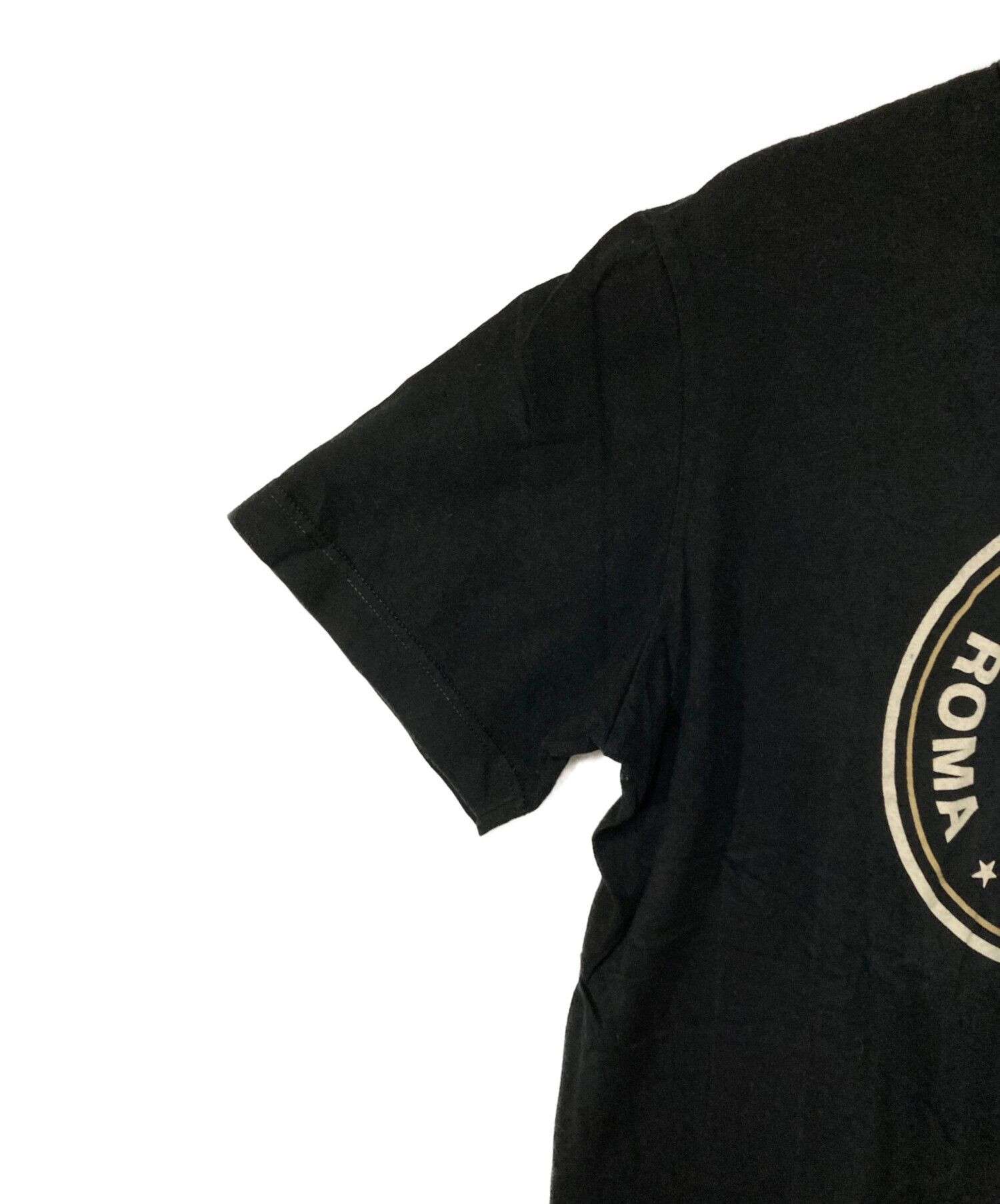 中古・古着通販】FENDI (フェンディ) ロゴTシャツ ブラック サイズ:42
