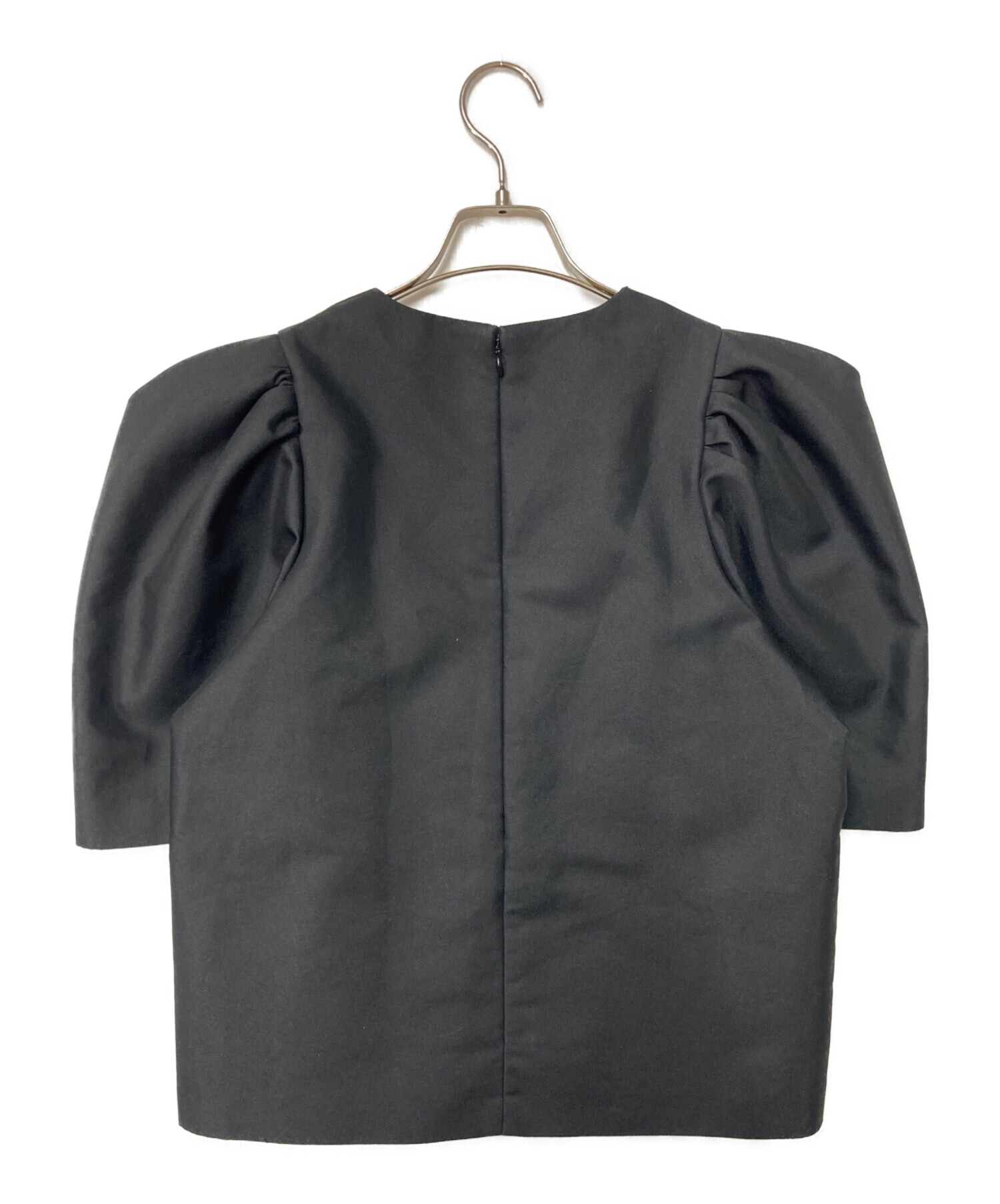中古・古着通販】Heve (ヘイヴ) Puff Shoulder Tops ブラック サイズ