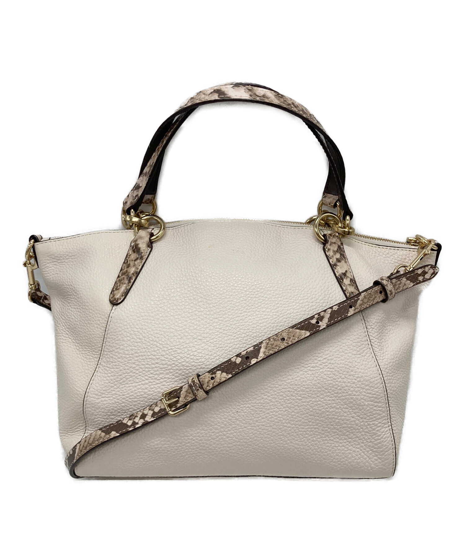 中古・古着通販】COACH (コーチ) 2WAYショルダーバッグ ベージュ
