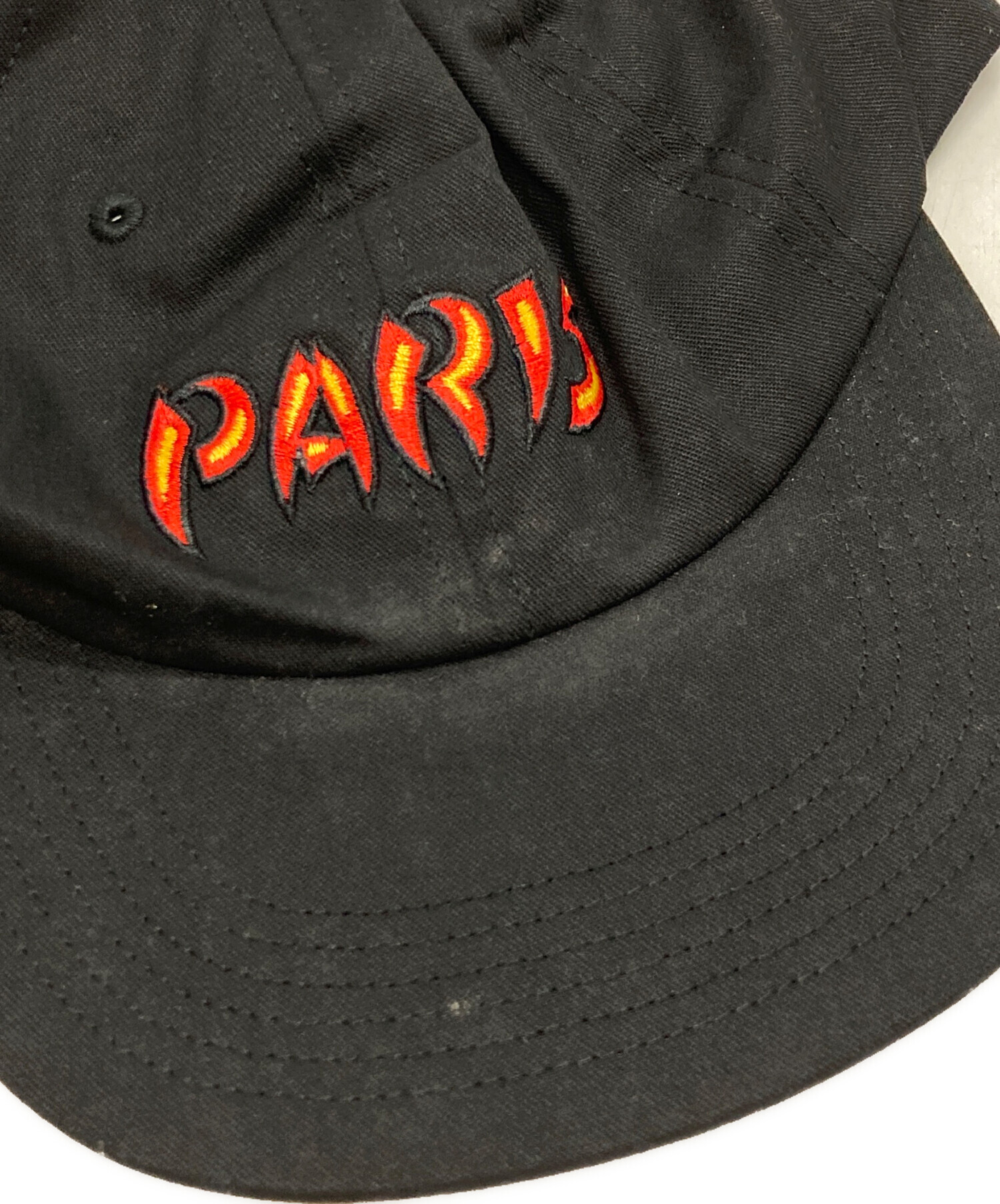 中古・古着通販】Supreme (シュプリーム) Paris 6-Panel Cap ブラック