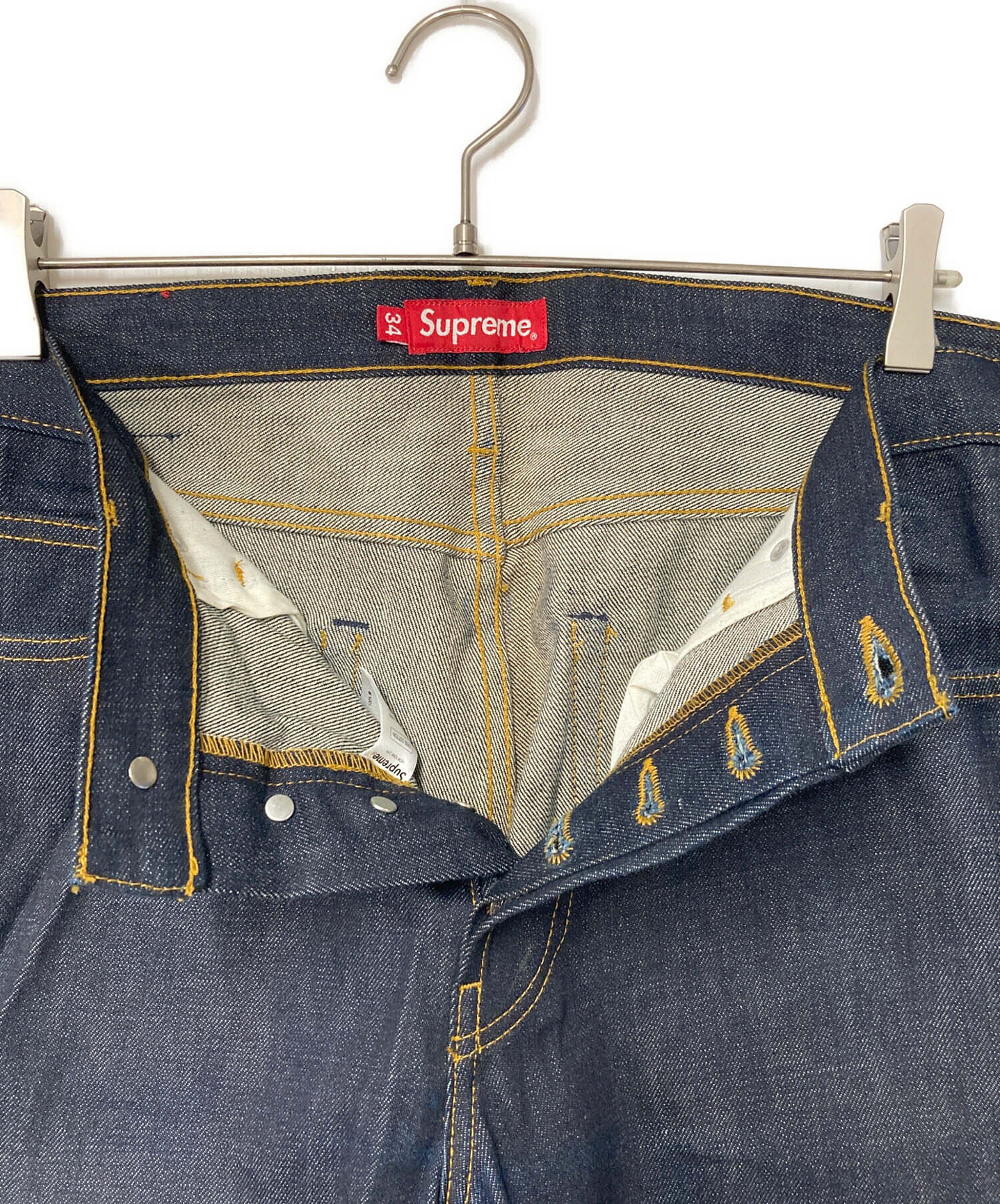 中古・古着通販】SUPREME (シュプリーム) Rigid Slim Jean インディゴ