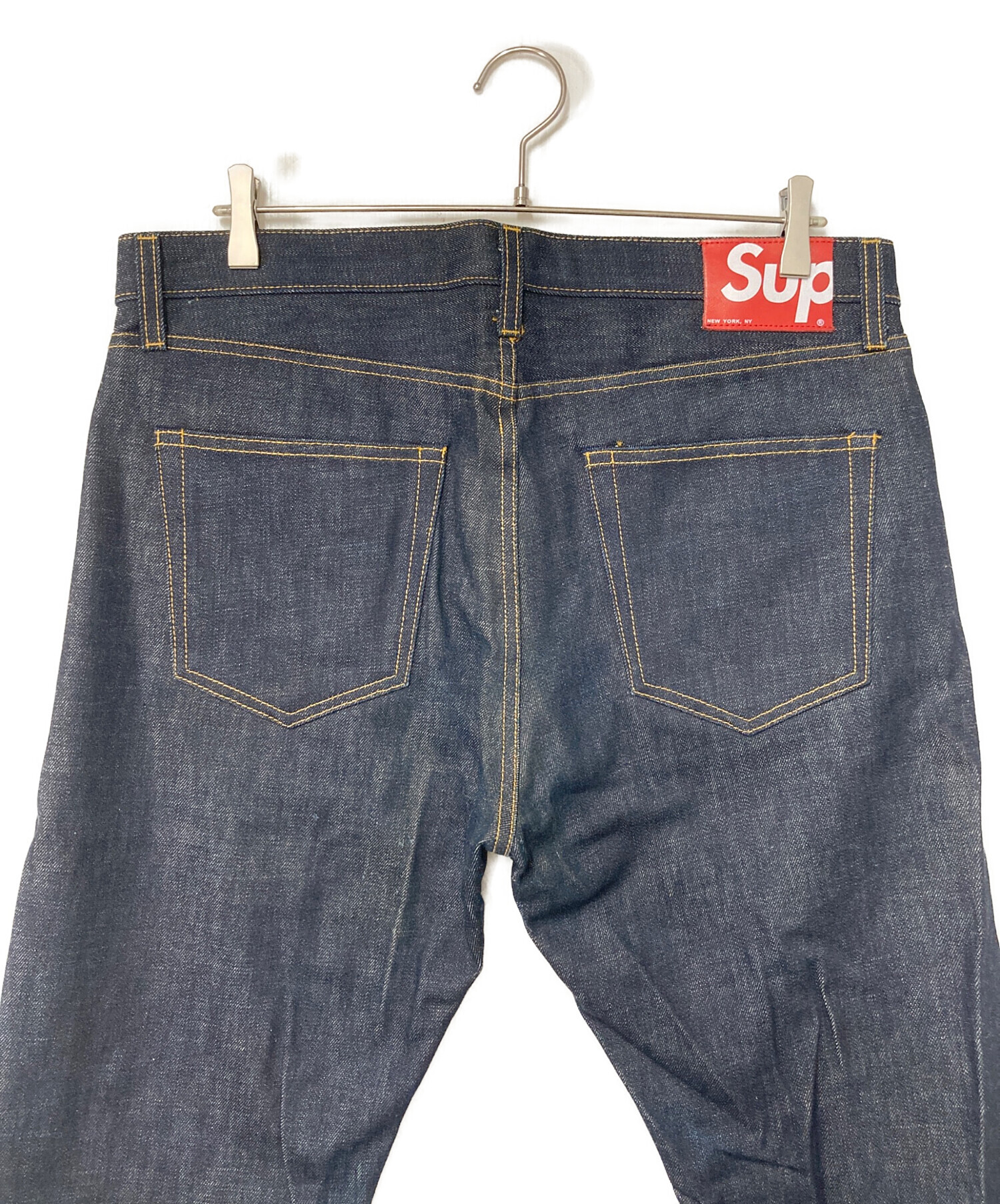Supreme - Rigid Slim Jean 34 デニム 中古・古着通販】SUPREME (シュプリーム) Rigid Slim Jean インディゴ