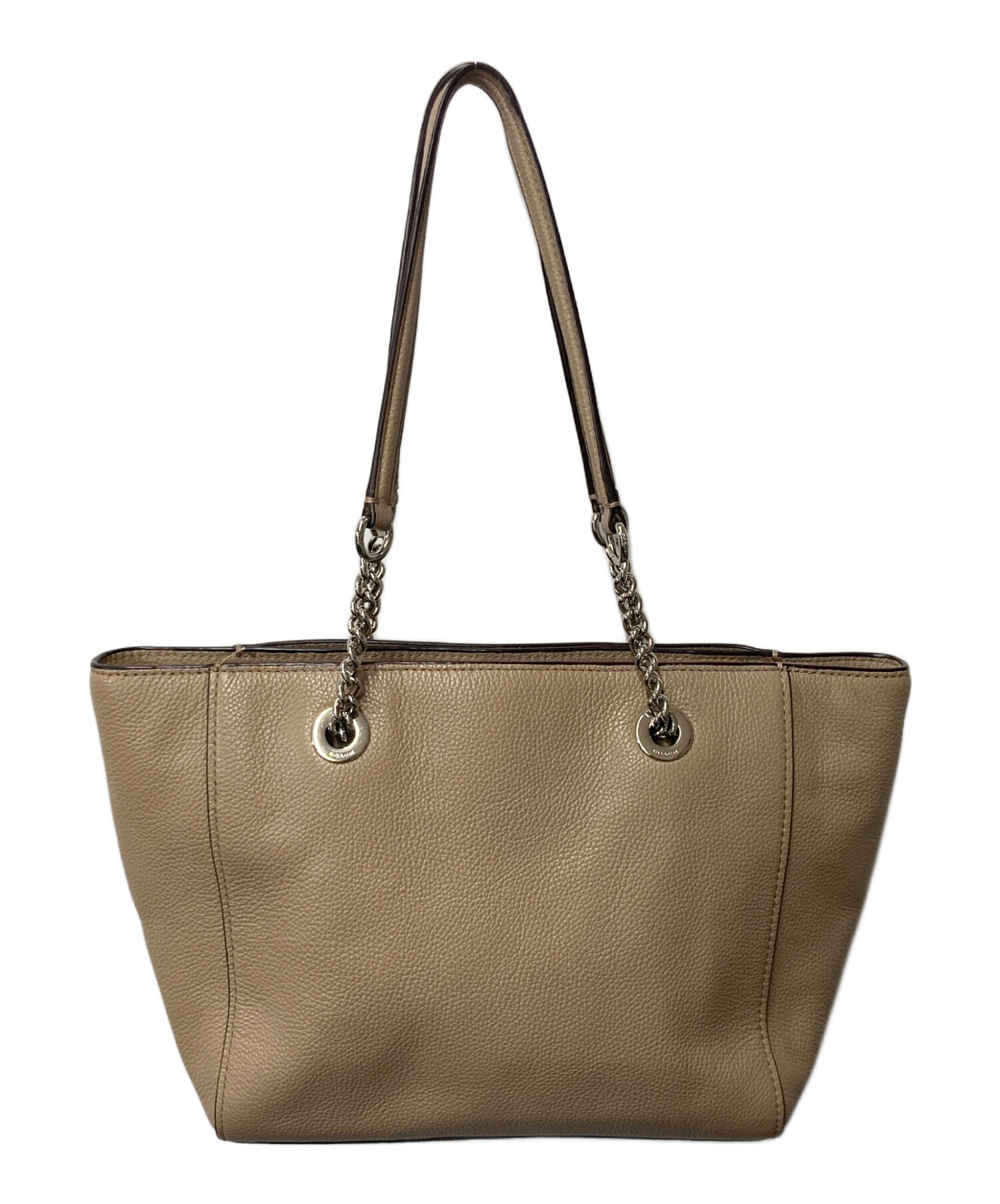 COACH コーチ トートバッグ レザー 本革 ブラウン 茶色 ターンロック金具 中古・古着通販】COACH (コーチ) ターンロックトートバッグ ブラウン